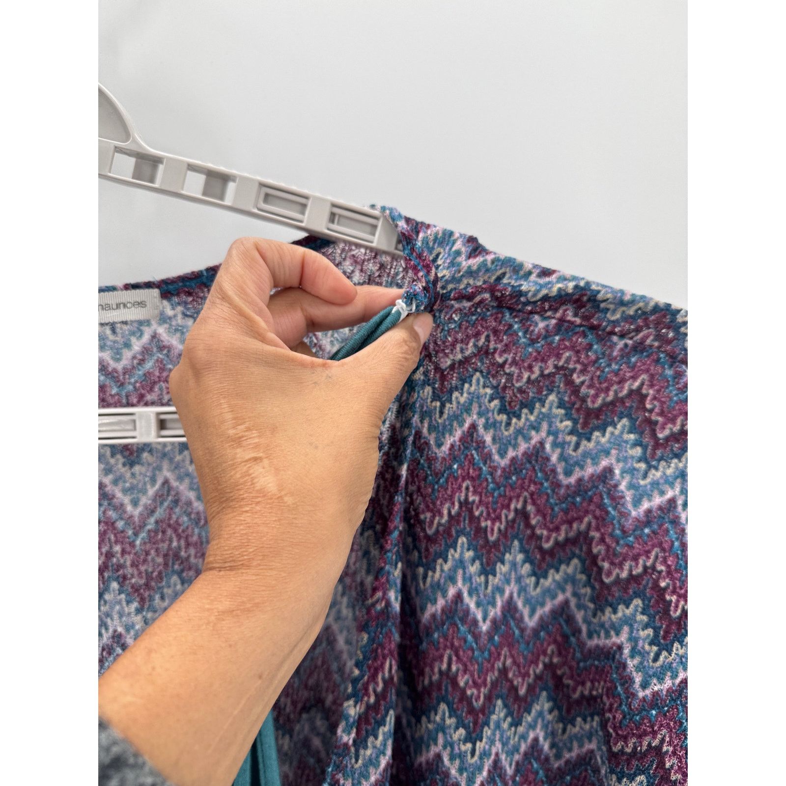 Other Maurices True Y2K kimono-style top pattern teal tank top Size 3XL / US 20-22 - 4 Thumbnail