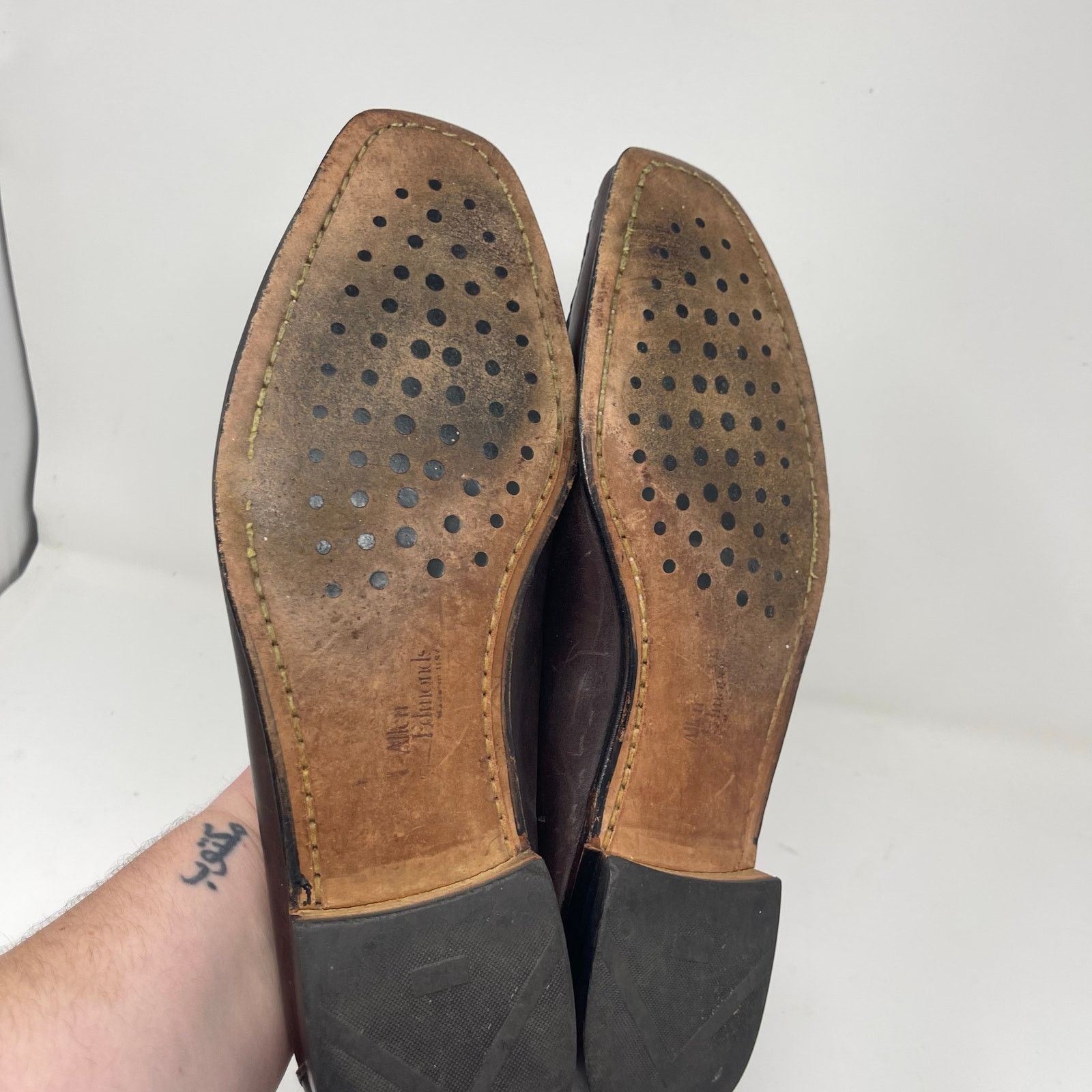 Allen Edmonds Allen Edmonds Campbell Brown Leather Dress Shoes Loafers 12 Size US 12 / EU 45 - 3 Thumbnail