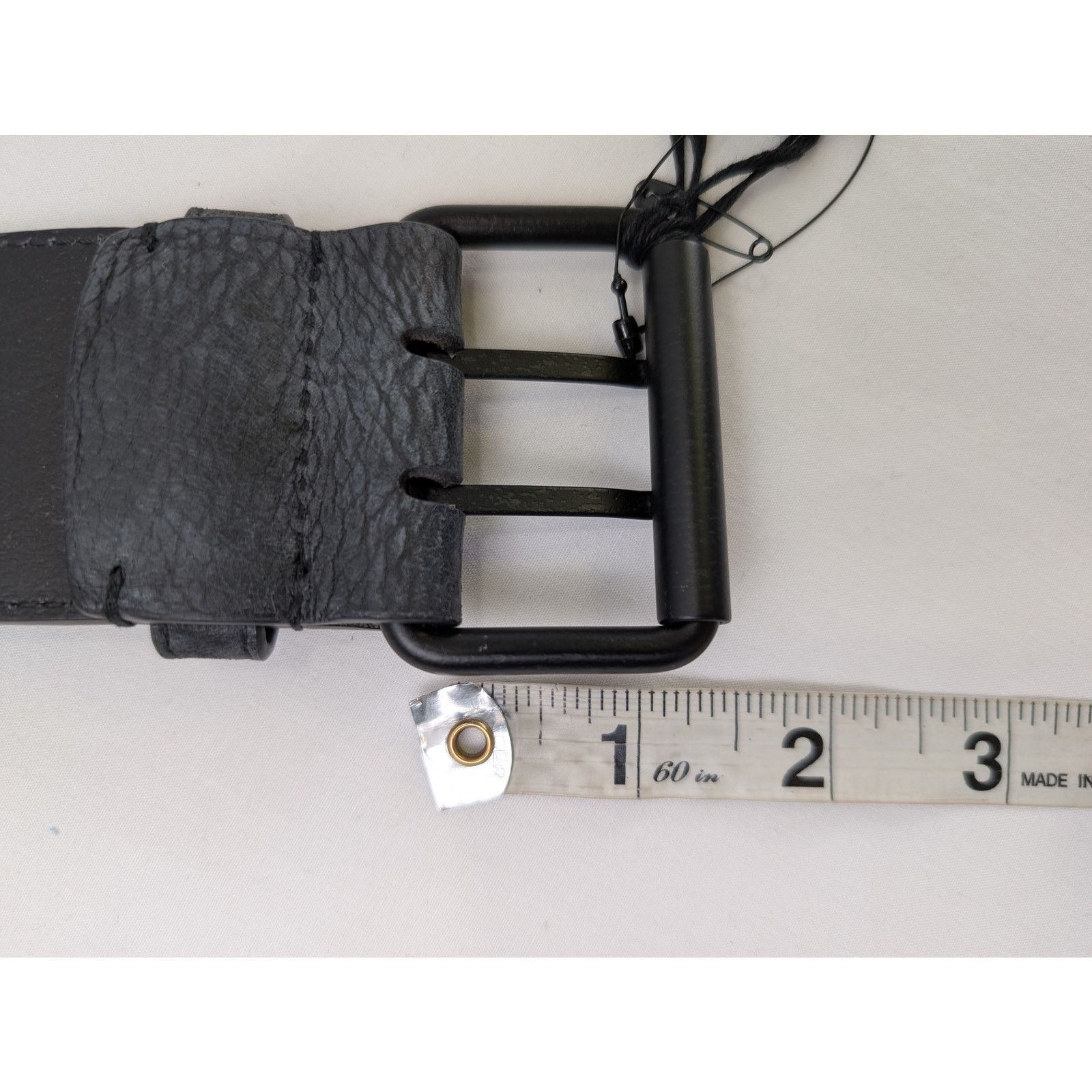 Balenciaga o1rshd1 Size: 75cm / Vegetal Calf Belt in Black Size 30 - 9 Thumbnail