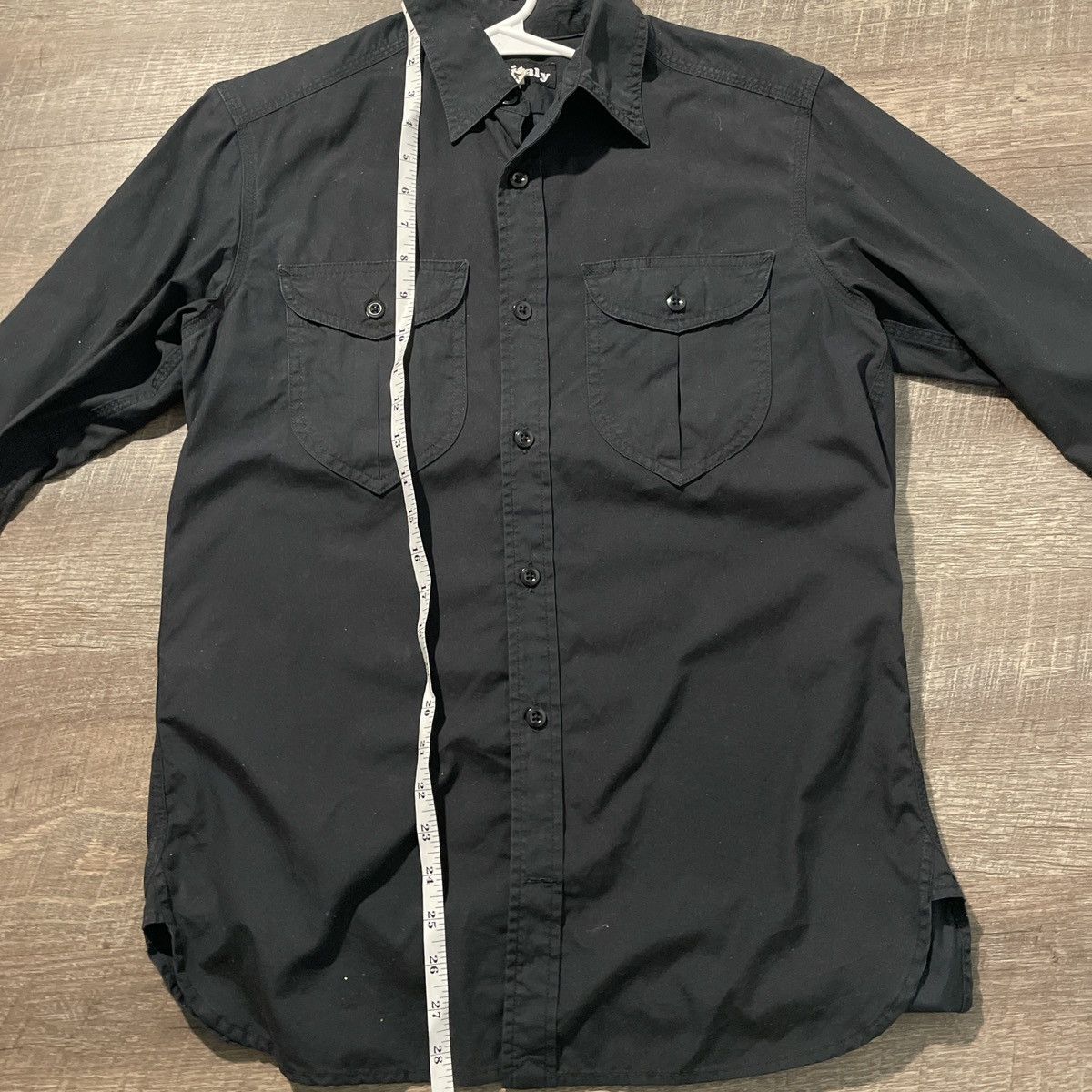 Monitaly Monitaly Giorgio Black Button Up Size US S / EU 44-46 / 1 - 5 Thumbnail