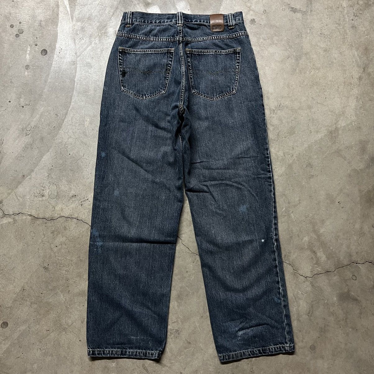 Anchor Blue × JNCO × Southpole Vintage Y2K Anchor Blue BAGGY Denim Jeans Size US 32 / EU 48 - 6 Thumbnail