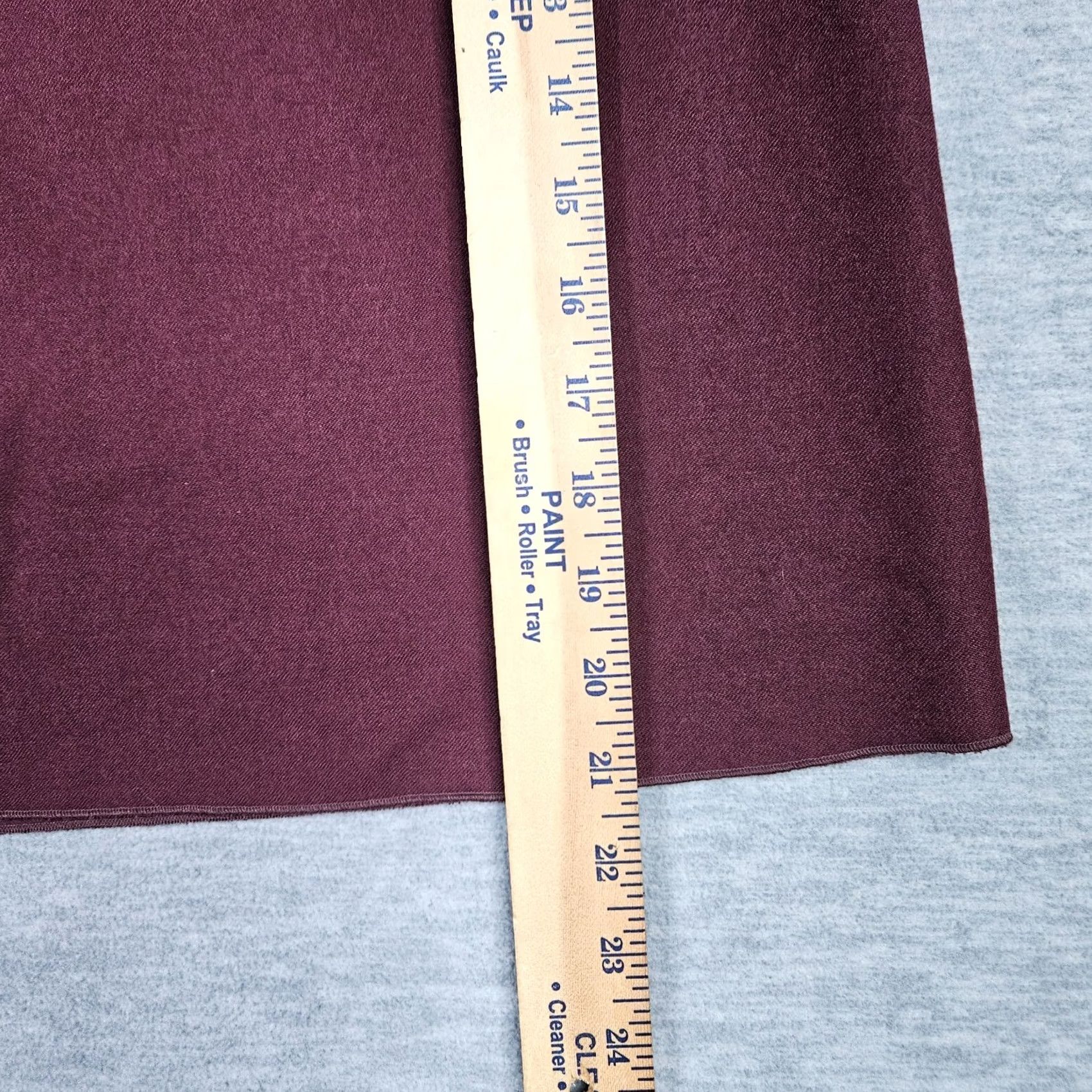United Colors Of Benetton UNITED COLORS OF BENETTON Women Mini Wool Skirt Size 46 Red Colorful Solid Short 90s? No Size 32" / US 10 / IT 46 - 4 Thumbnail