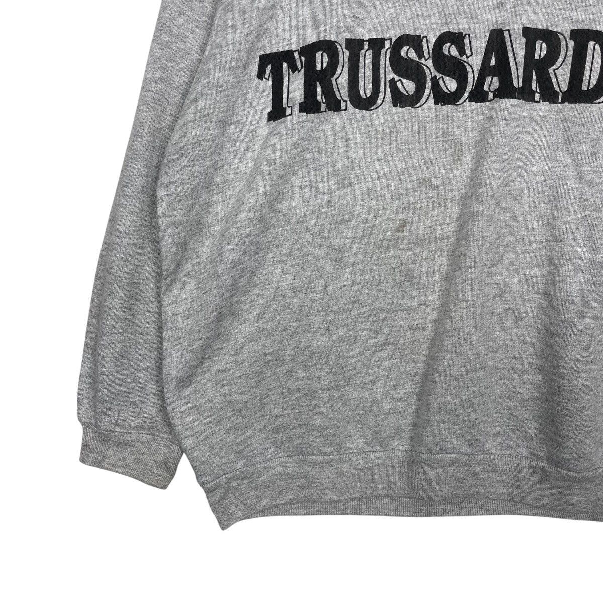 Trussardi Trussardi Big Logo Crewneck Sweatshirt Size US M / EU 48-50 / 2 - 3 Thumbnail