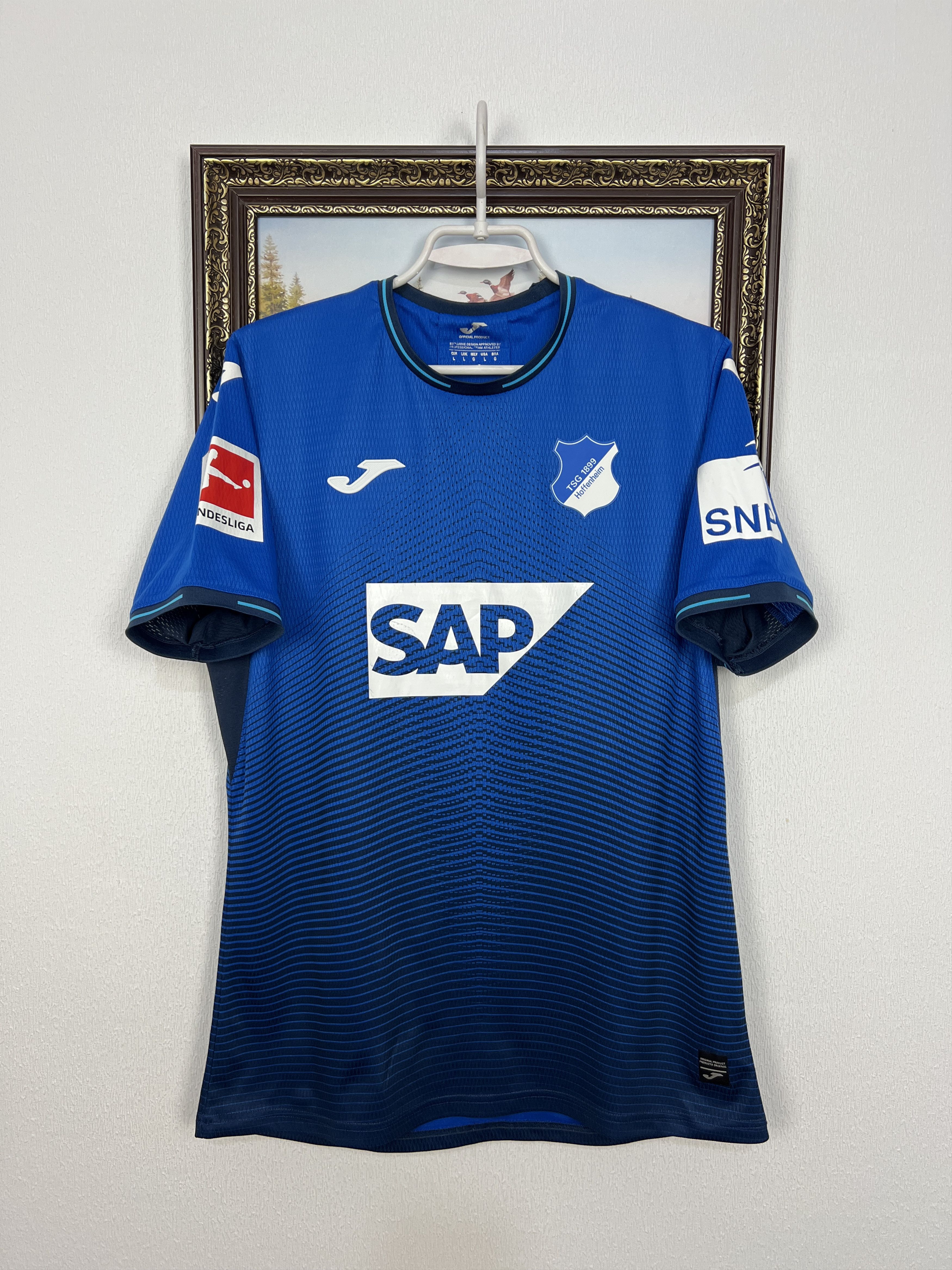 Joma TSG 1899 Hoffenheim Home football shirt 2021 #10 Dabbur Size US L / EU 52-54 / 3 - 4 Thumbnail