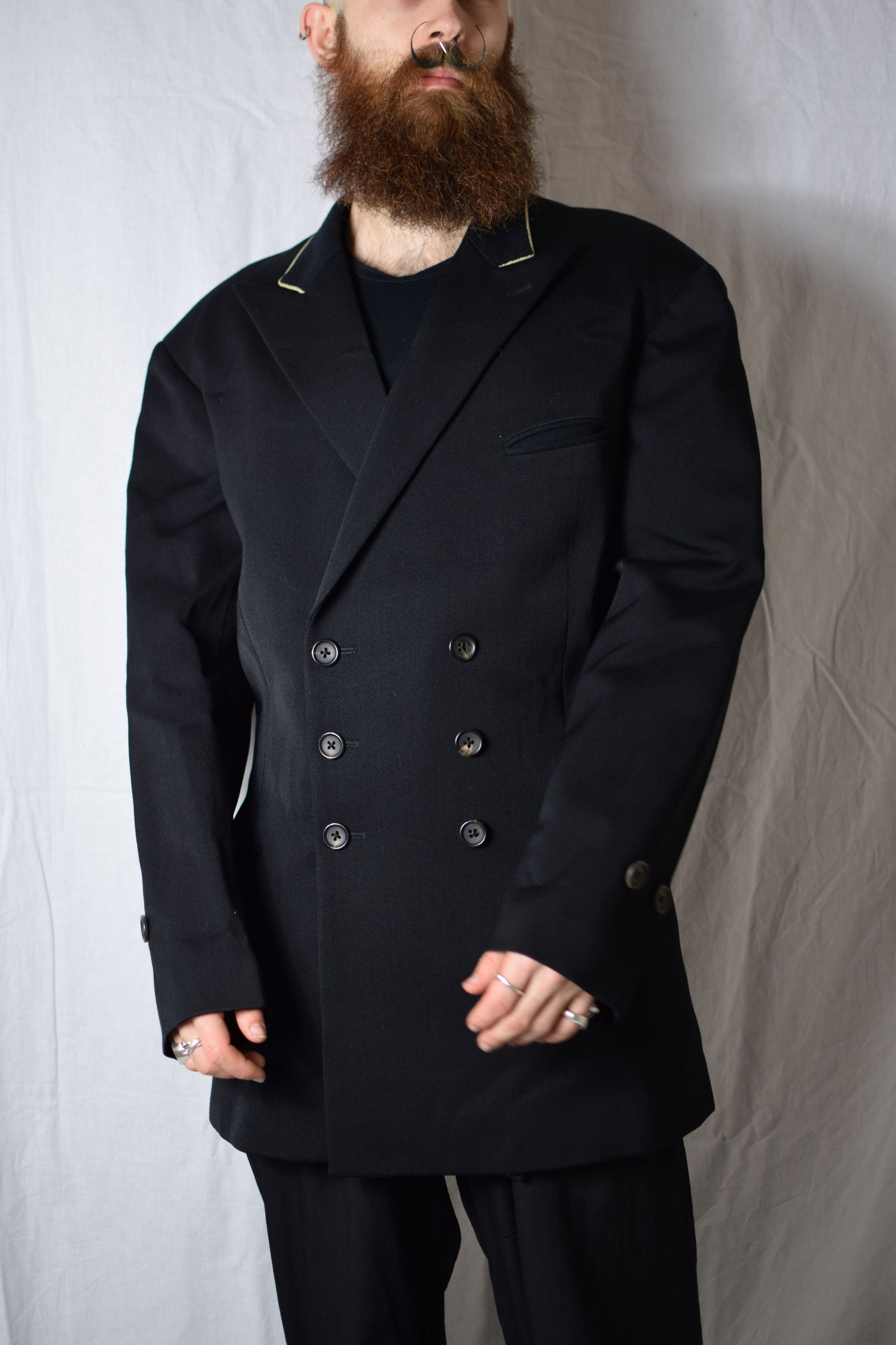 Yohji Yamamoto FINAL DROP - YYPH Archive Double-Breasted Blazer Size 52R - 1 Thumbnail