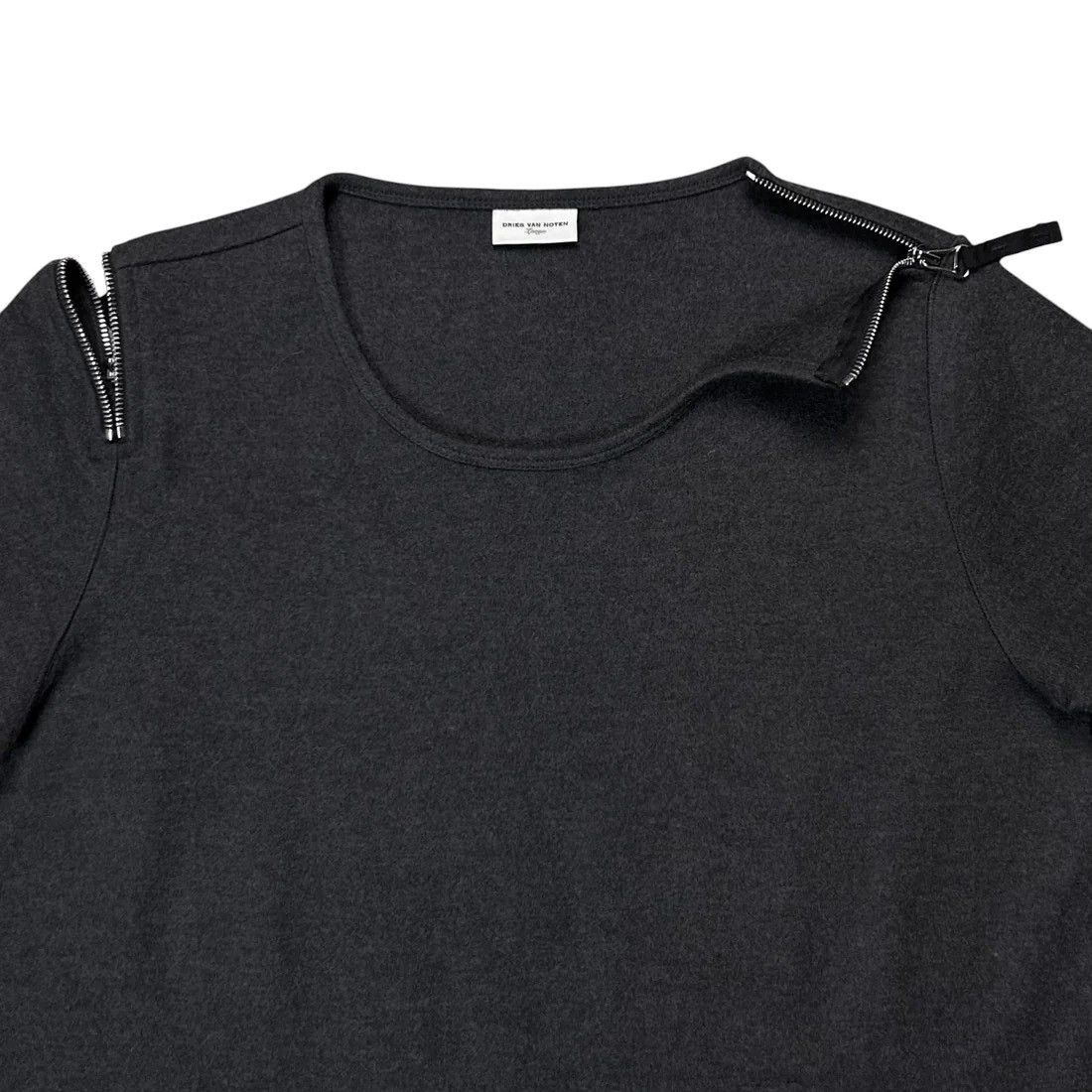 Dries Van Noten Dries Van Noten Multi Zip Wool T-Shirt - AW14 Size US M / EU 48-50 / 2 - 5 Thumbnail