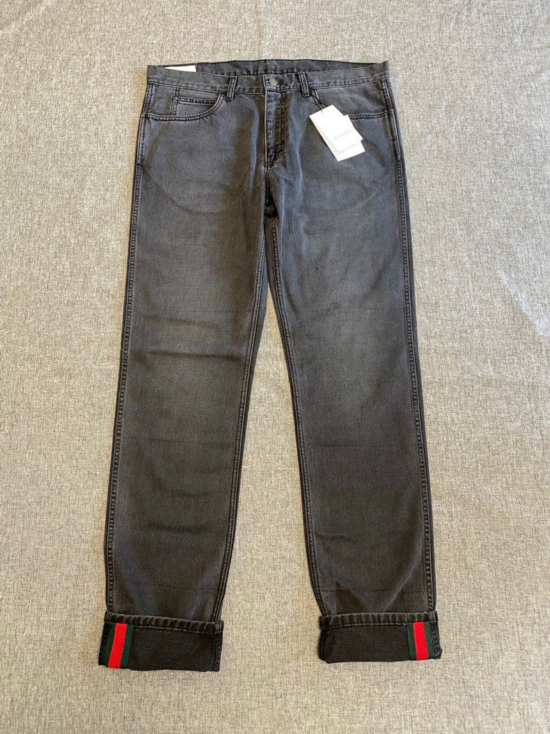 Gucci Gucci Men's striped woven jeans 2502-Nextarrow Size US 38 / EU 54 - 1 Thumbnail
