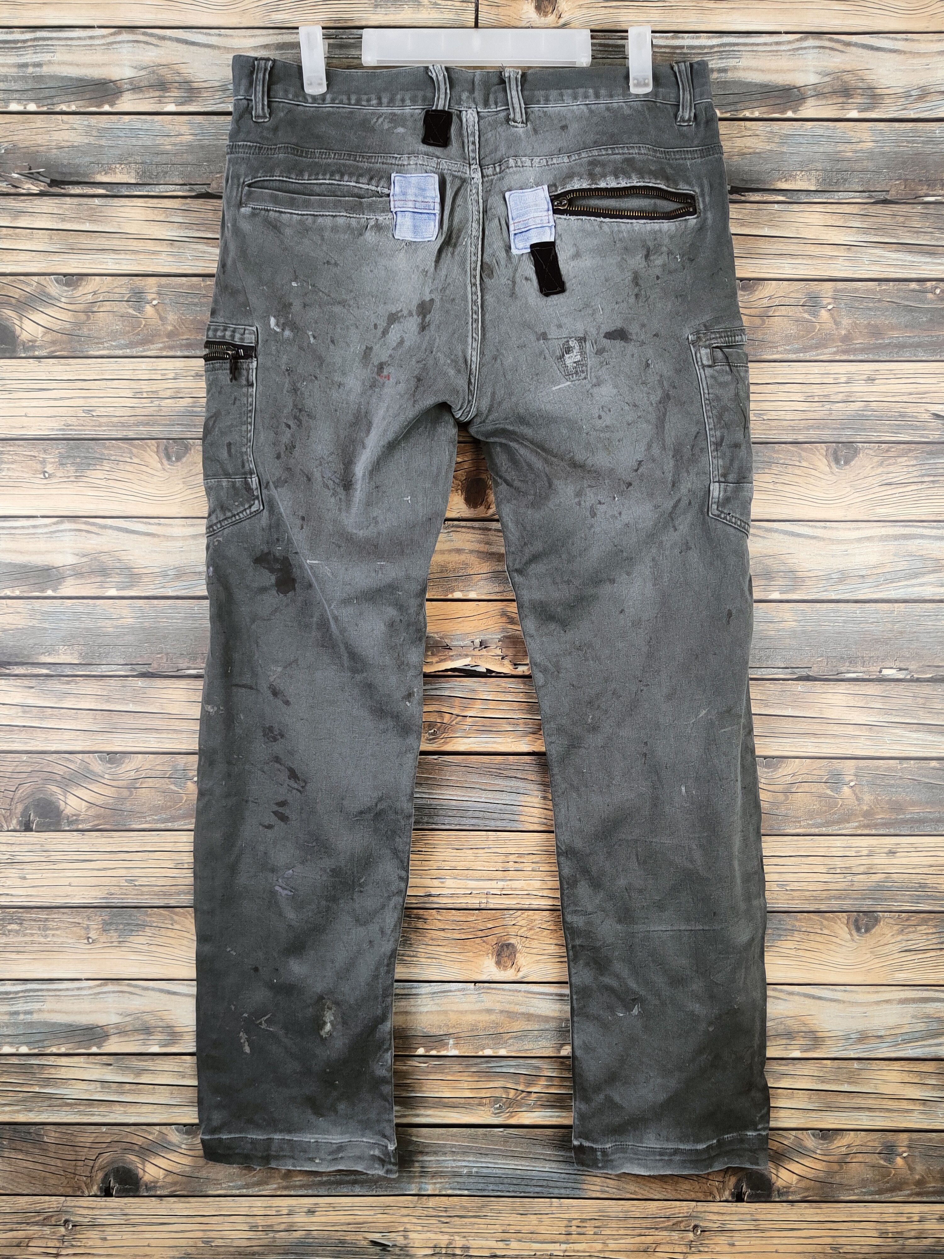 Japanese Brand DL Scot.Inc Army Green Multipocket Cargo Pants #46-688 Size US 33 - 7 Thumbnail