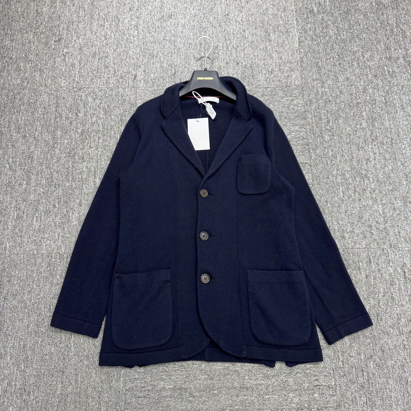 Brunello Cucinelli BRUNELLO CUCINELLI Cashmere Pkt Knit Jkt 48 Size US M / EU 48-50 / 2 - 1 Thumbnail