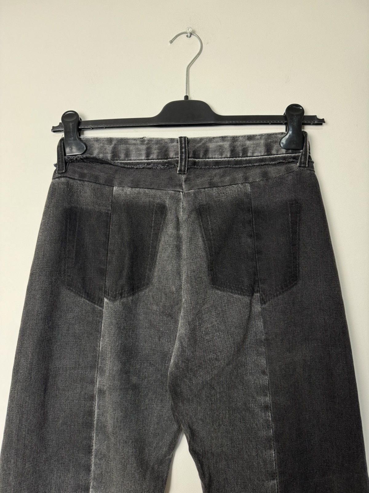 Maison Margiela Maison Margiela Black Deconstructed Hybrid Jeans Line 1 Size 27" / US 4 / IT 40 - 11 Thumbnail