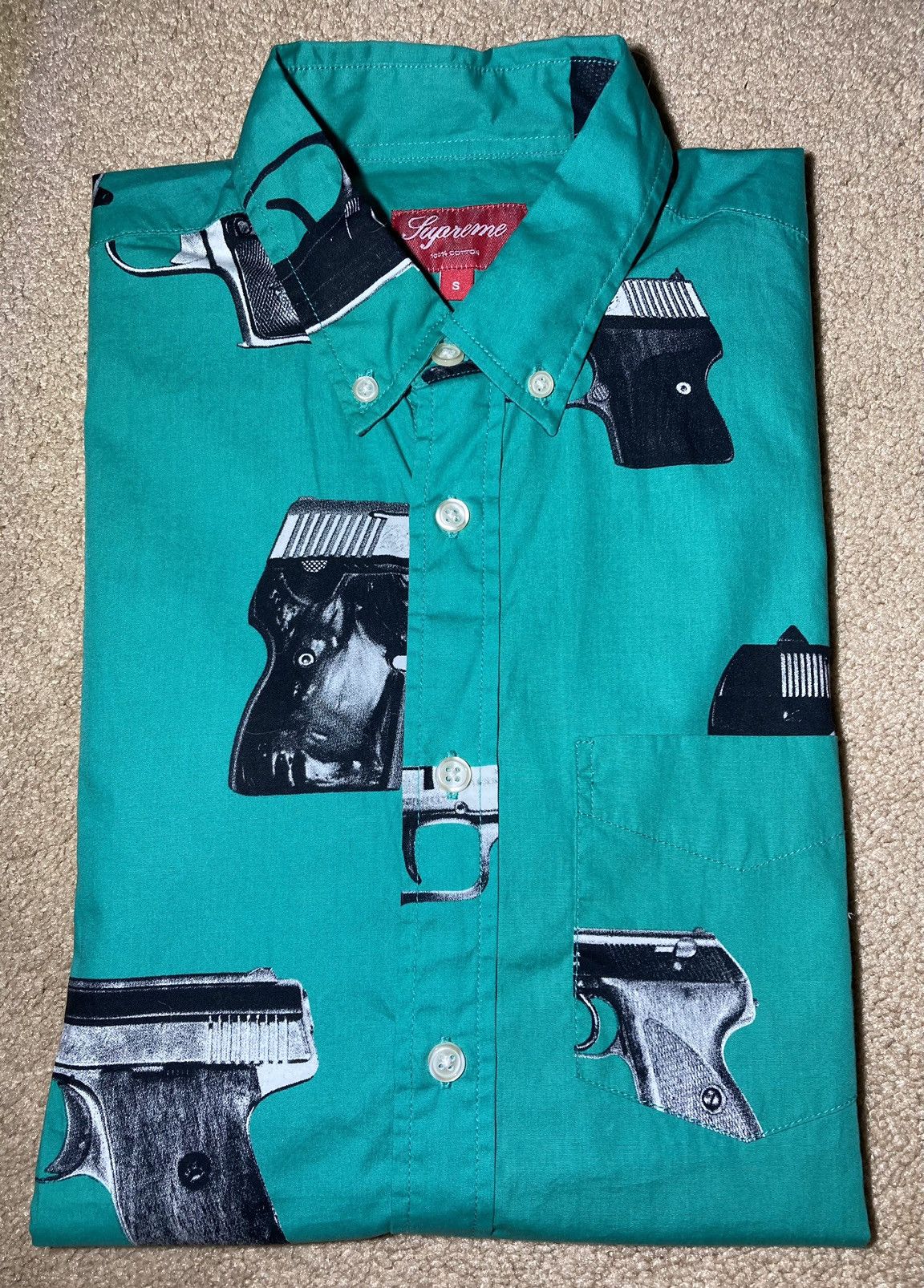 Supreme Supreme How to Get Arrested buttondown Hood Shirt