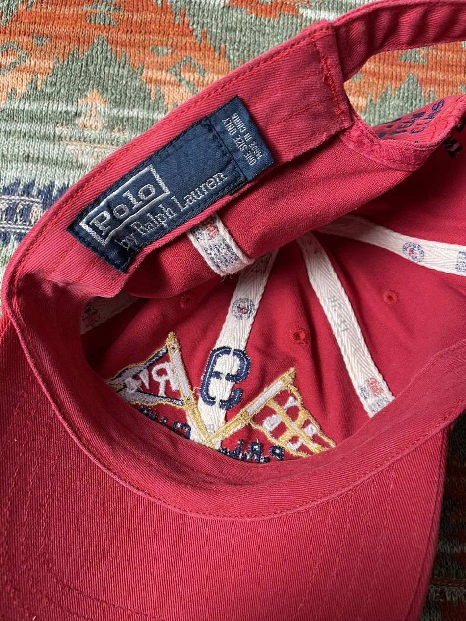 Polo Ralph Lauren Polo Ralph Lauren Rare Leather Baseball Hat cap Size ONE SIZE - 6 Thumbnail