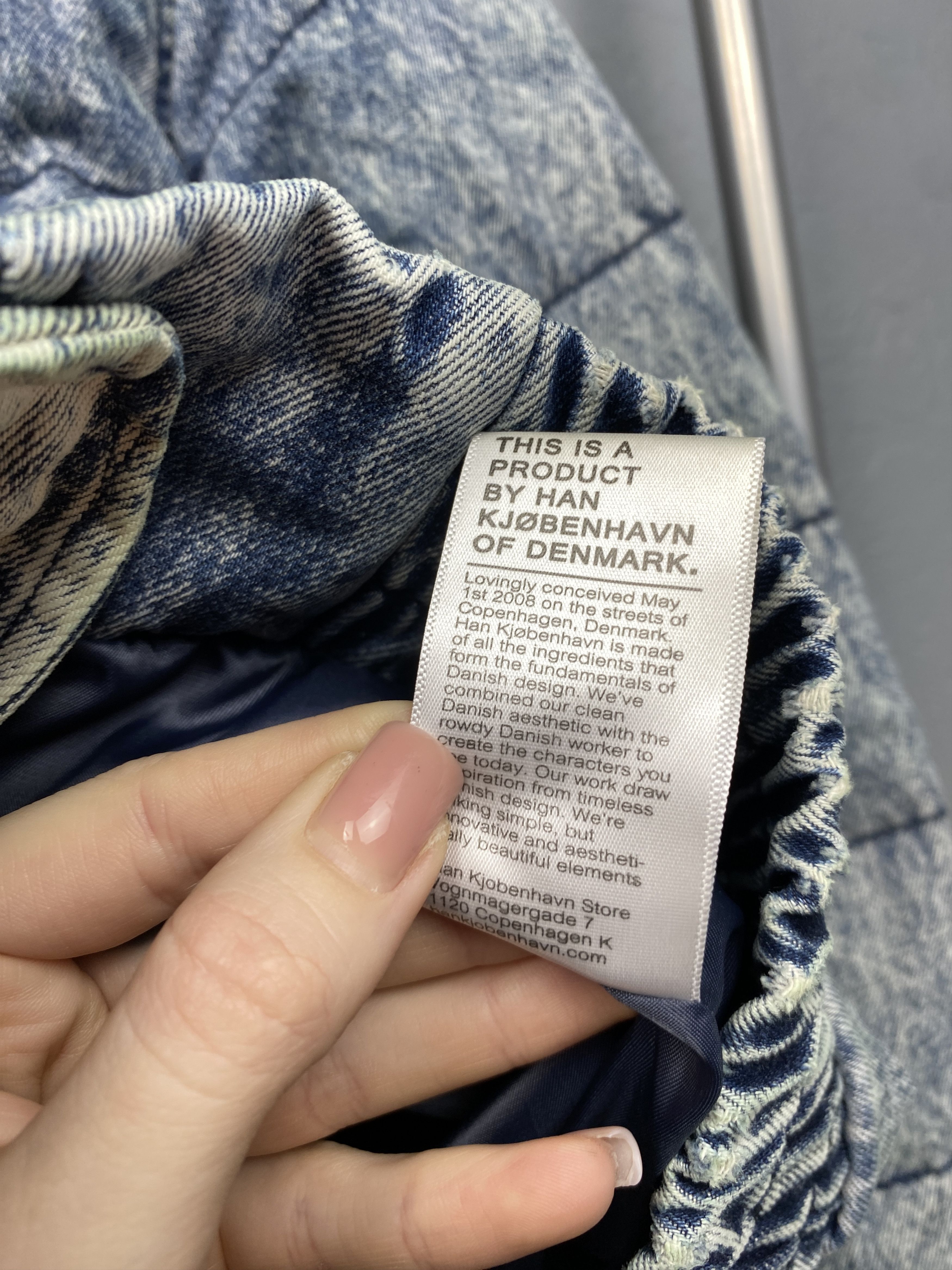 Han Kjobenhavn Han Kjobenhavn Mens Washed Denim Jacket Size US M / EU 48-50 / 2 - 5 Thumbnail