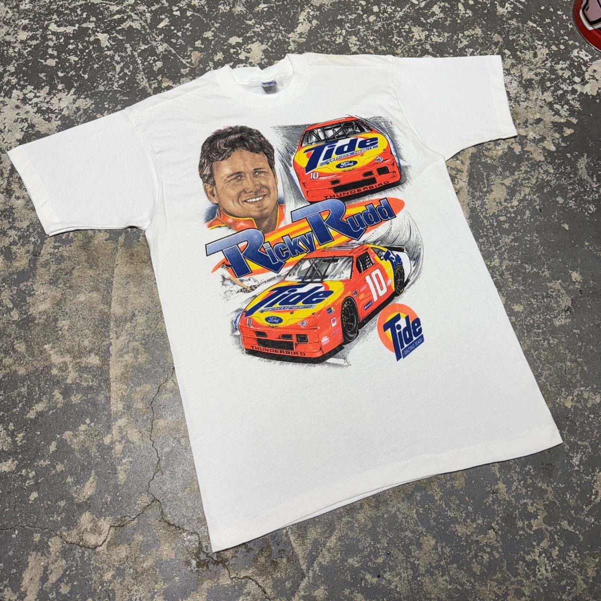 NASCAR Vintage Ricky Rudd Tide Racing Nascar 90s Tshirt Size US L / EU 52-54 / 3 - 6 Thumbnail