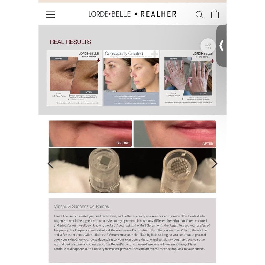 Designer NWB $299 RegenPen™ Lorde + Belle Tool + 5 Cartridges Size ONE SIZE - 6 Thumbnail