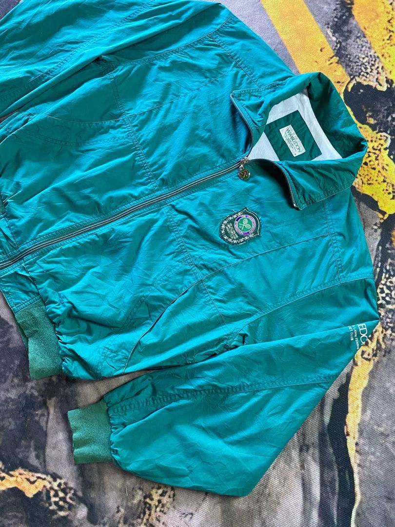 Japanese Brand VINTAGE WIMBLEDON TENNIS BOMBERS JACKET Size US S / EU 44-46 / 1 - 3 Thumbnail