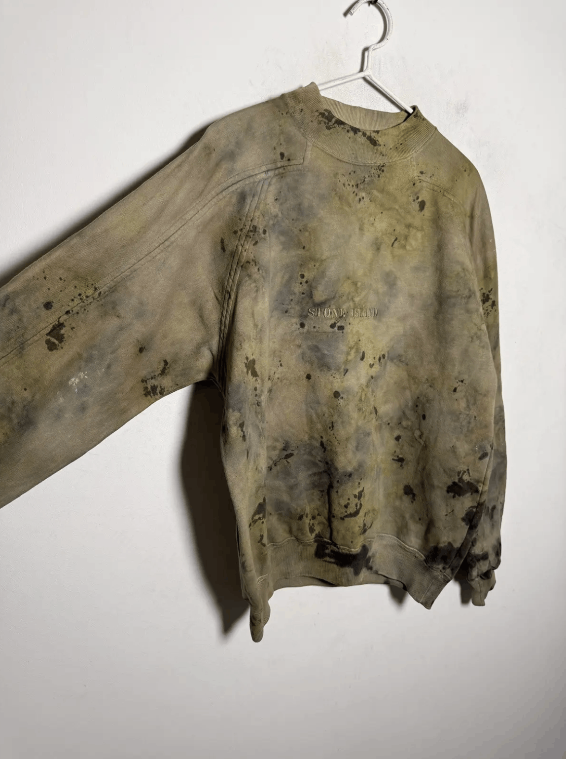 Stone Island overdyed vintage Stone Island sweatshirt Size US L / EU 52-54 / 3 - 5 Thumbnail