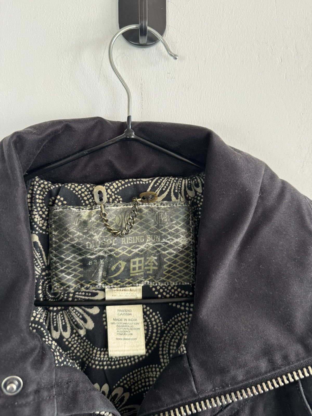 Diesel Vintage Diesel Rising Sun Avant Garde Patchwork Y2K Jacket Size L / US 10 / IT 46 - 3 Thumbnail