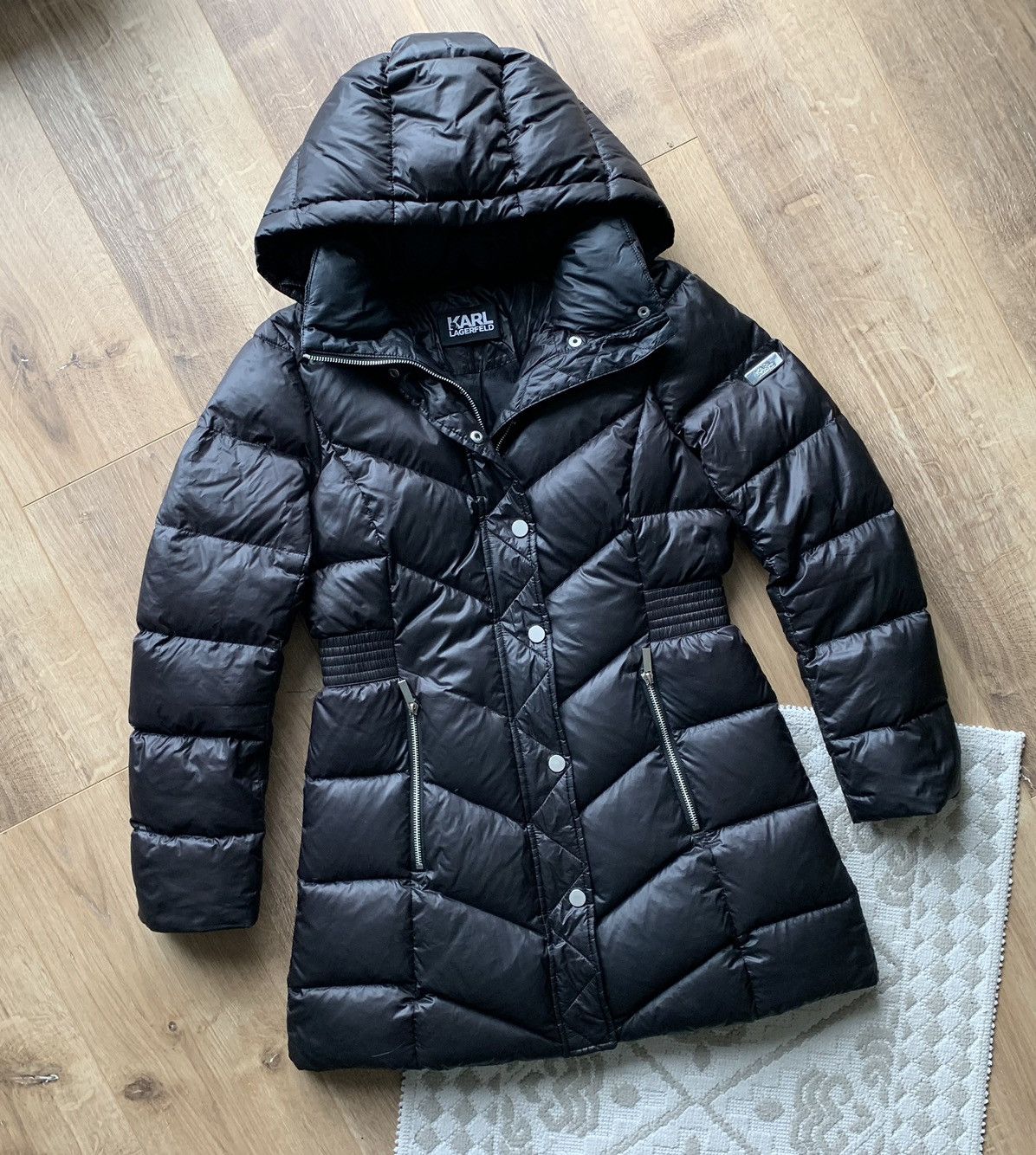 Vintage Karl Lagerfeld puffer down jacket | Grailed