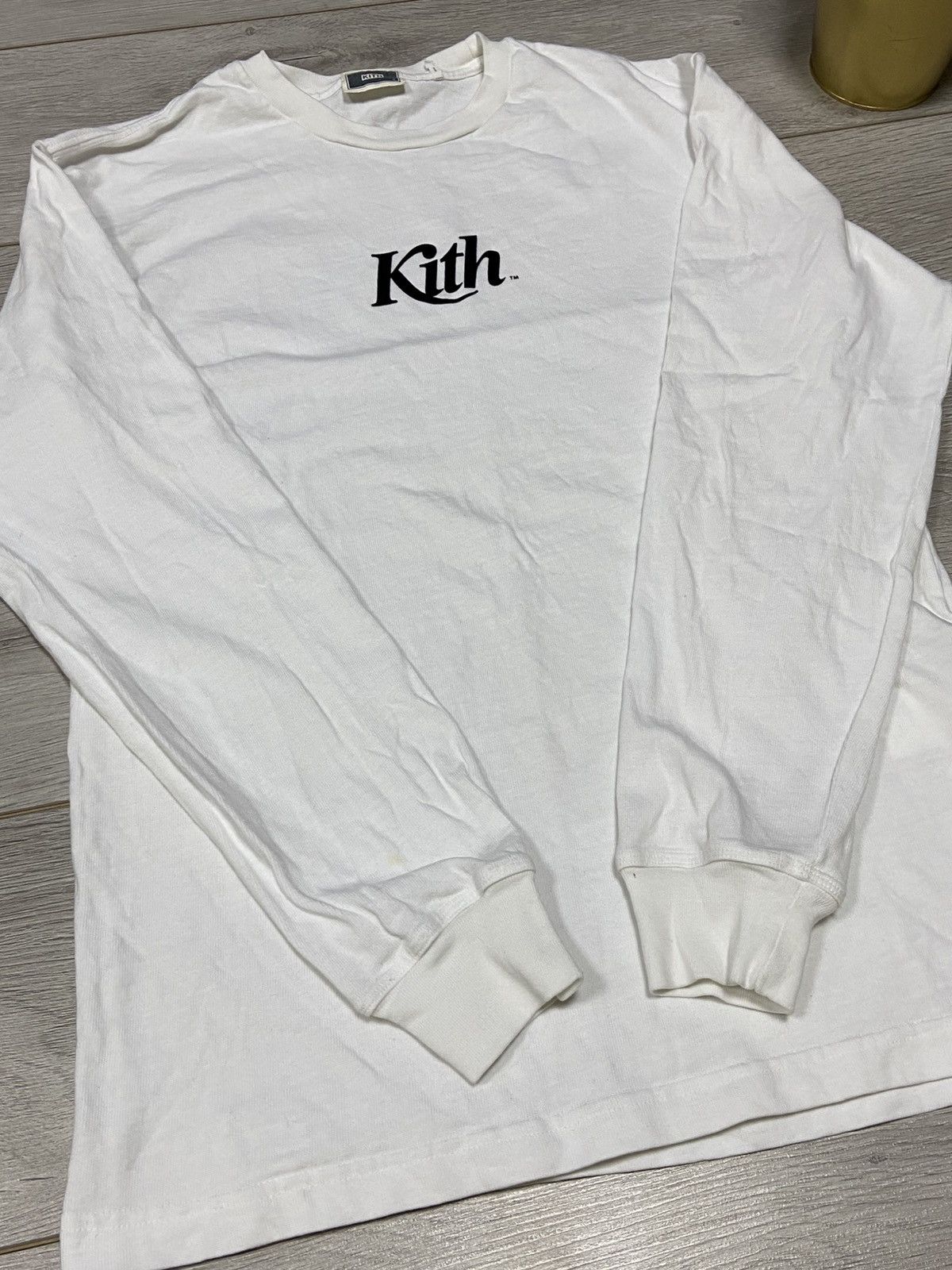 Kith Kith - Longsleeve centr logo (White/Black) Size US S / EU 44-46 / 1 - 3 Thumbnail