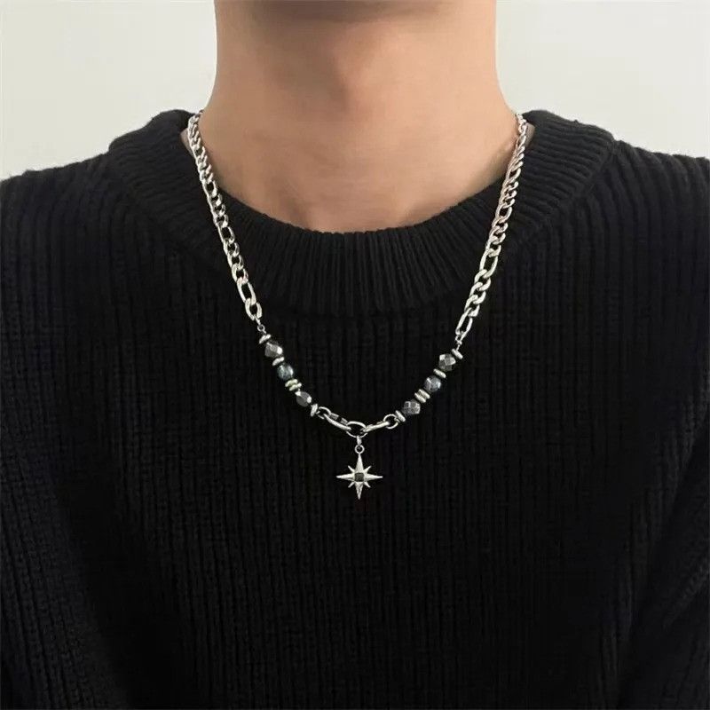 Japanese Brand Hip Hop Minimalist Starburst Necklace Size ONE SIZE - 2 Thumbnail