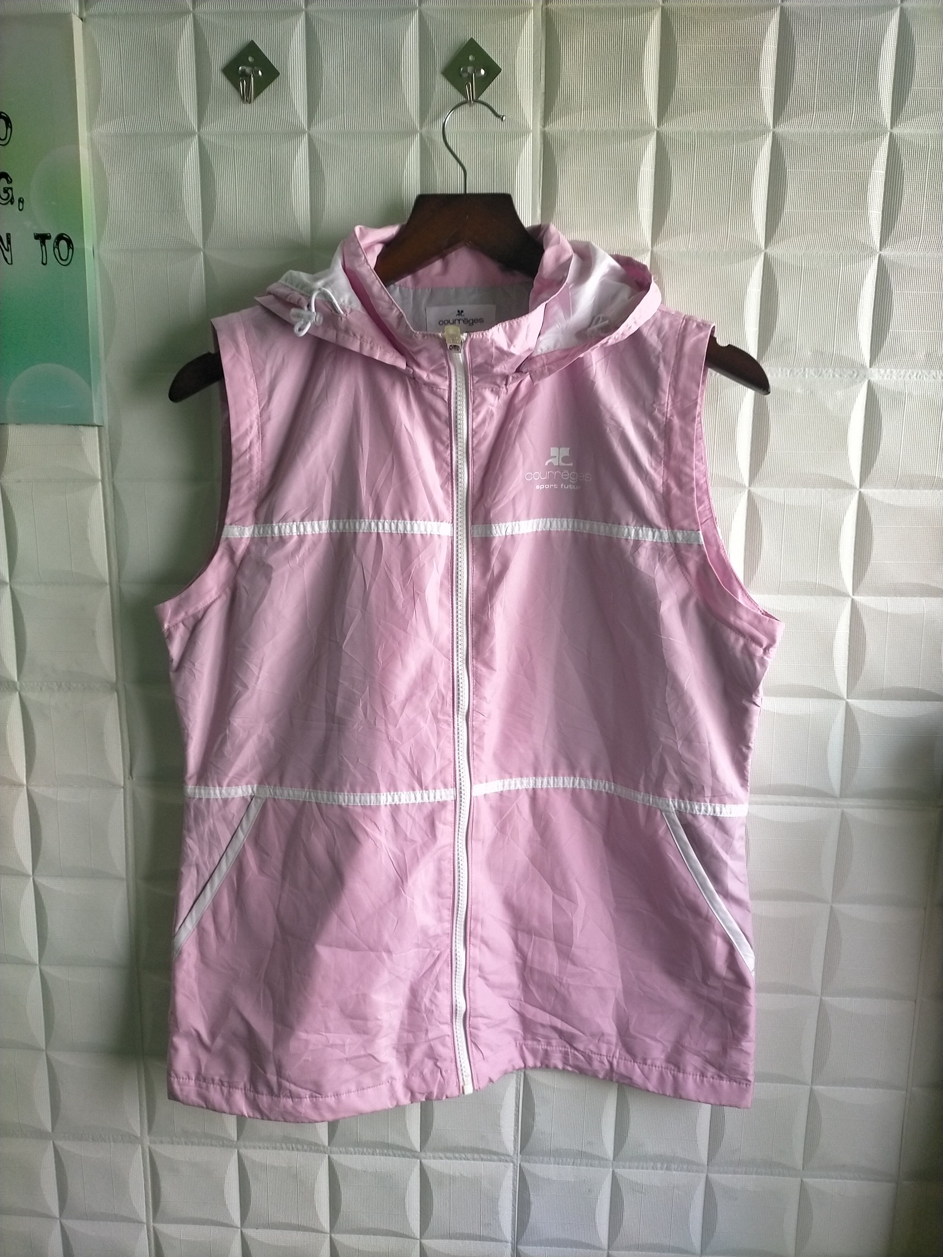 Courreges Sport Futur Vest Hooded Jacket