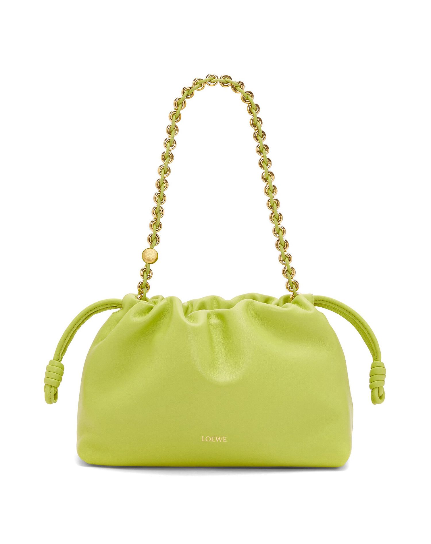 Loewe LOEWE Flamenco anise green leather shoulder bag authentic Size ONE SIZE - 1 Thumbnail