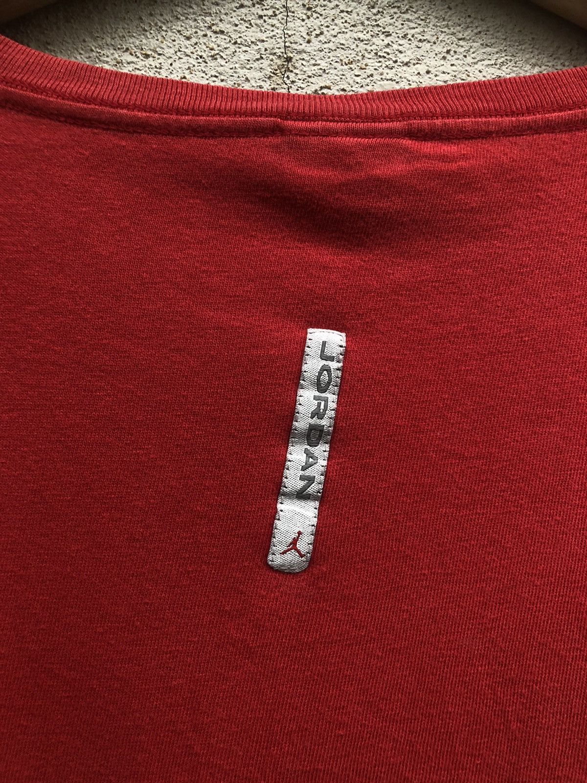 Nike × Vintage Vintage 00s Nike Air Jordan Small Logo Boxy Tee Size US XXL / EU 58 / 5 - 5 Thumbnail
