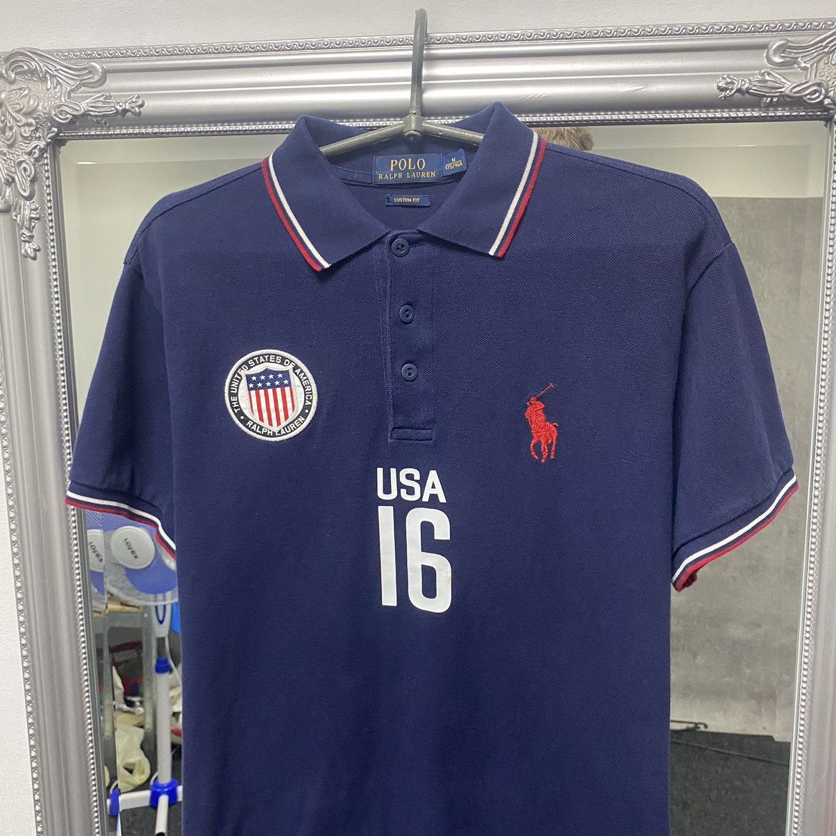 Polo Ralph Lauren Polo Ralph Lauren Shirt USA chief keef Size US M / EU 48-50 / 2 - 2 Thumbnail