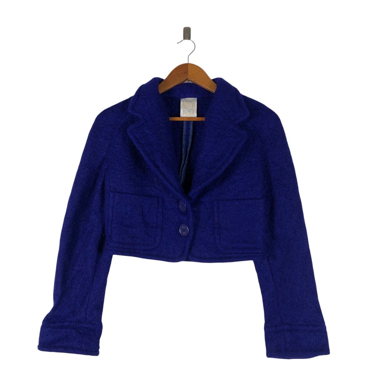 GIANFRANCO FERRE 0001 Wool Cropped Blazer Jacket