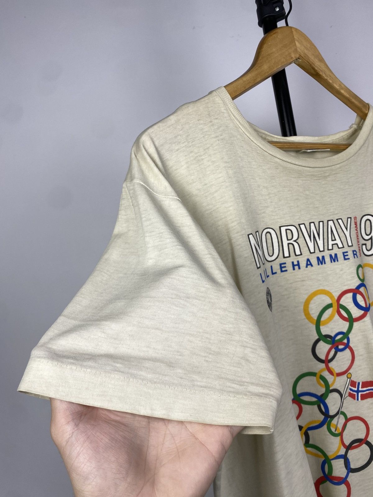 USA Olympics × Vintage Vintage rare 1994 Norway Olympics Games T-Shirt Men Size US L / EU 52-54 / 3 - 5 Thumbnail