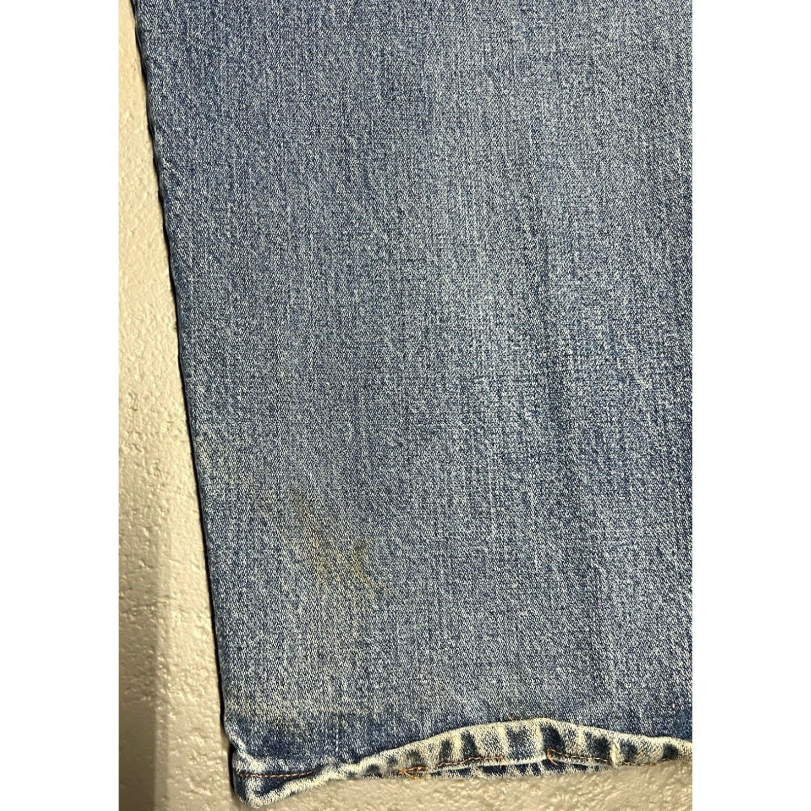 Wrangler VINTAGE Wrangler Western Cowboy Jeans Mens 40x30 Light Blue Bootcut 31MWZGK 30 Inseam Stains Size US 40 / EU 56 - 5 Thumbnail