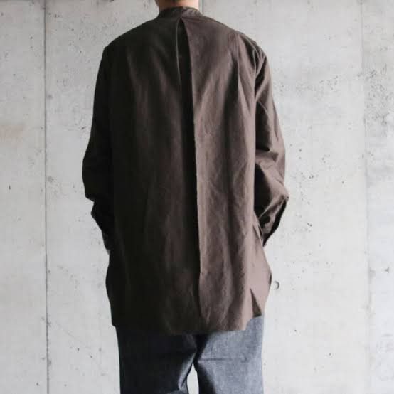 KLASICA × Lemaire × Yohji Yamamoto Soft Micro Moleskin Cotton Oversize Shirt Size US L / EU 52-54 / 3 - 7 Thumbnail