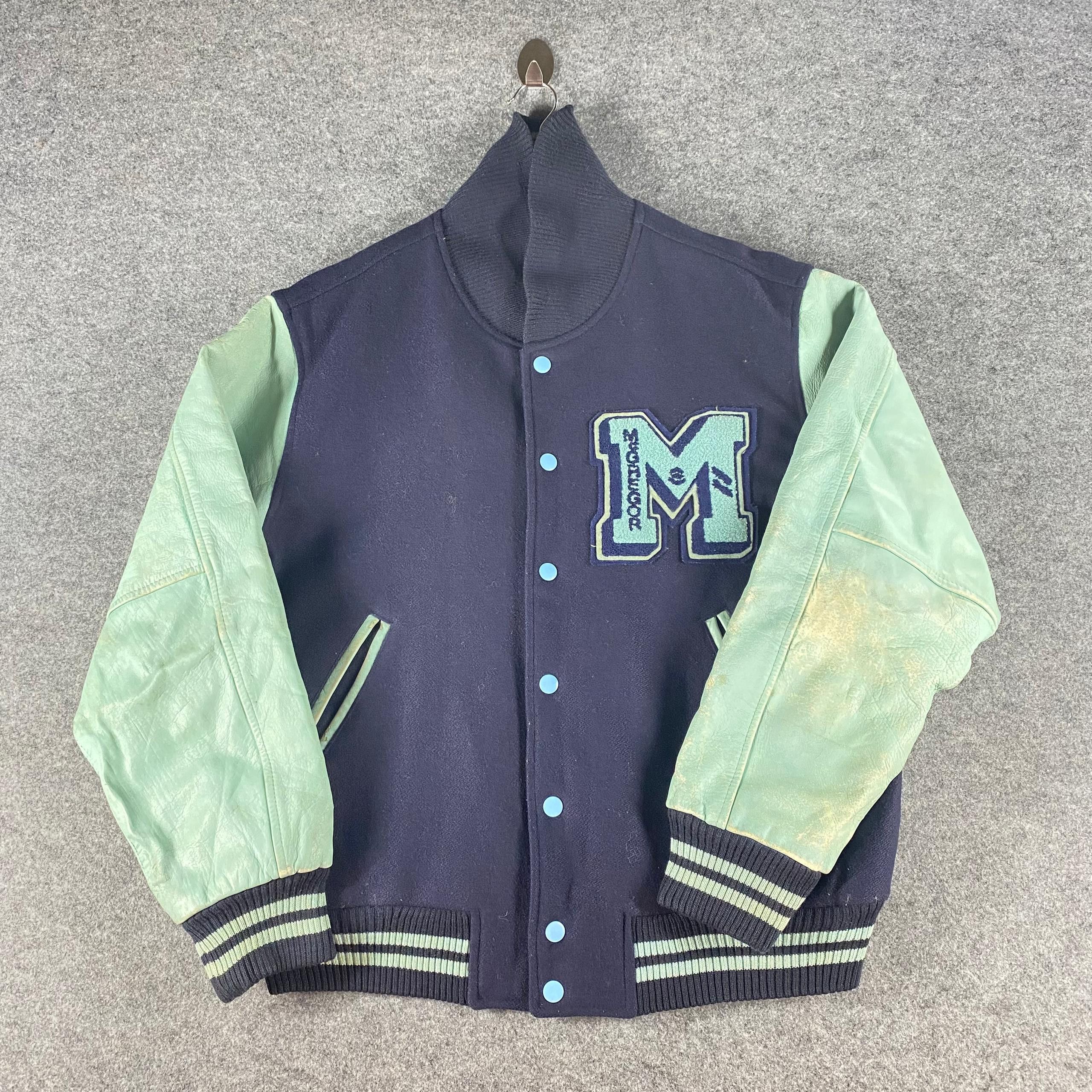 McGregor Vintage 90s Mc Gregor Varsity Jacket Size US L / EU 52-54 / 3 - 3 Thumbnail