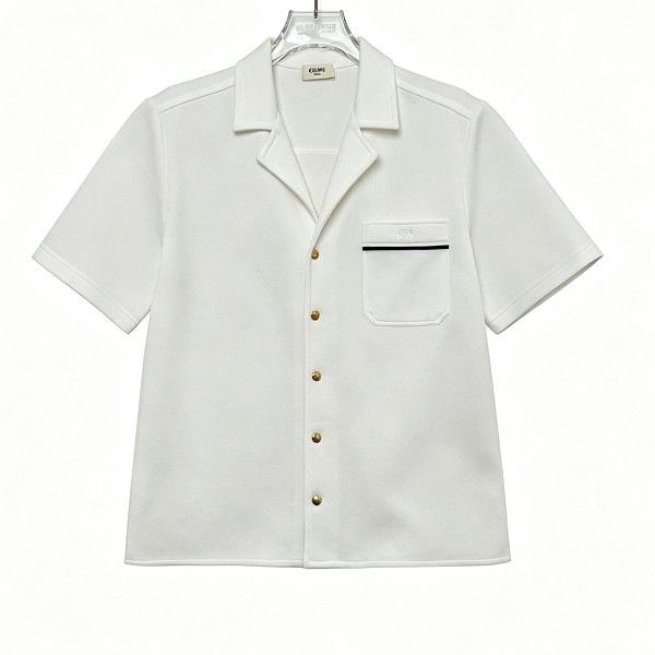 Celine Celine Triomphe Button Shirt Size M Size US M / EU 48-50 / 2 - 1 Thumbnail