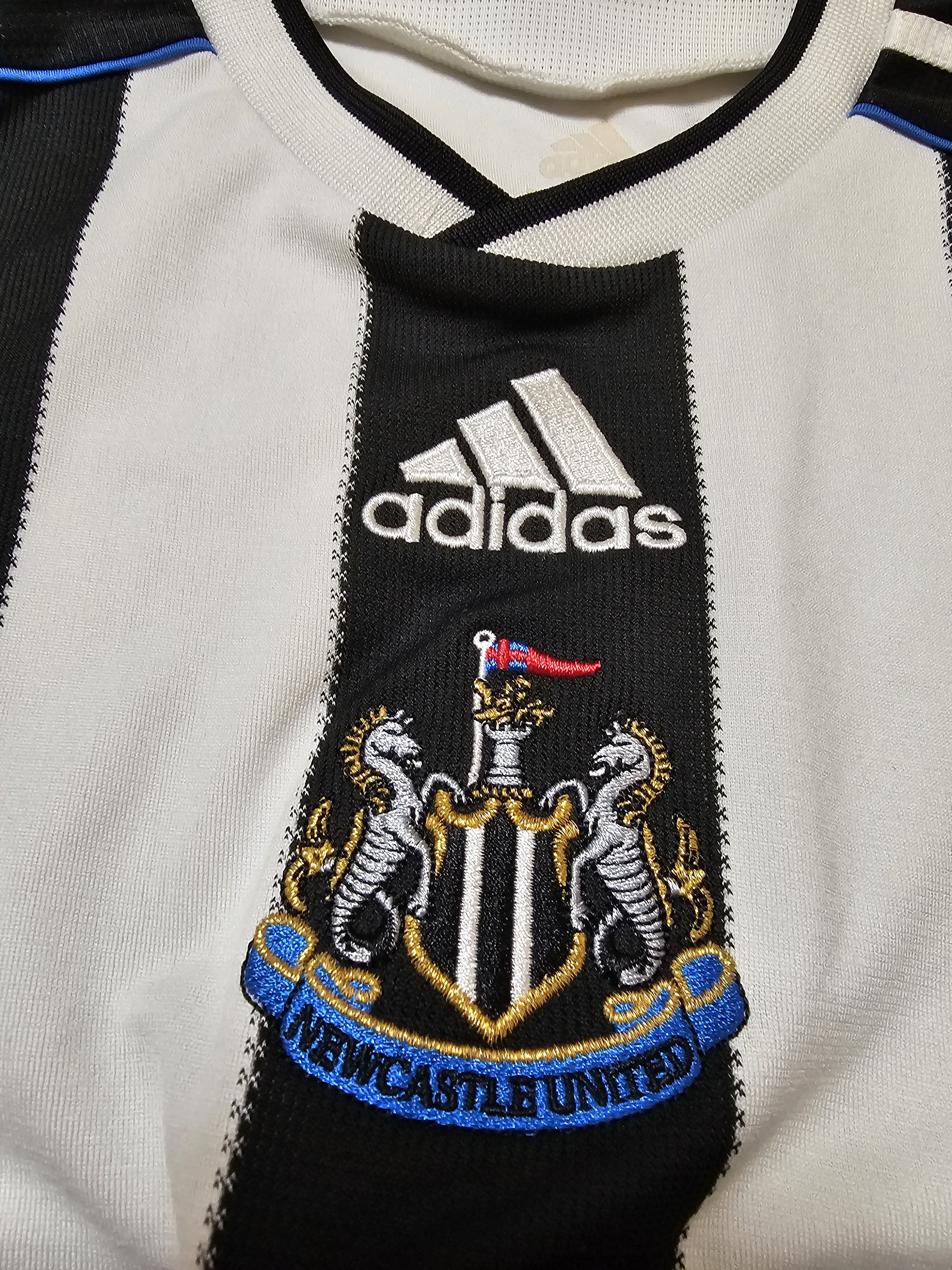 Adidas × All Sport × Vintage NEWCASTLE UNITED 2009 2010 HOME FOOTBALL SHIRT SOCCER Size US XXS / EU 40 - 4 Thumbnail