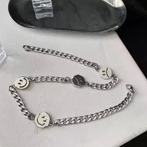 Jewelry × Vintage Smiley Face Pendant Necklace Size ONE SIZE - 3 Thumbnail