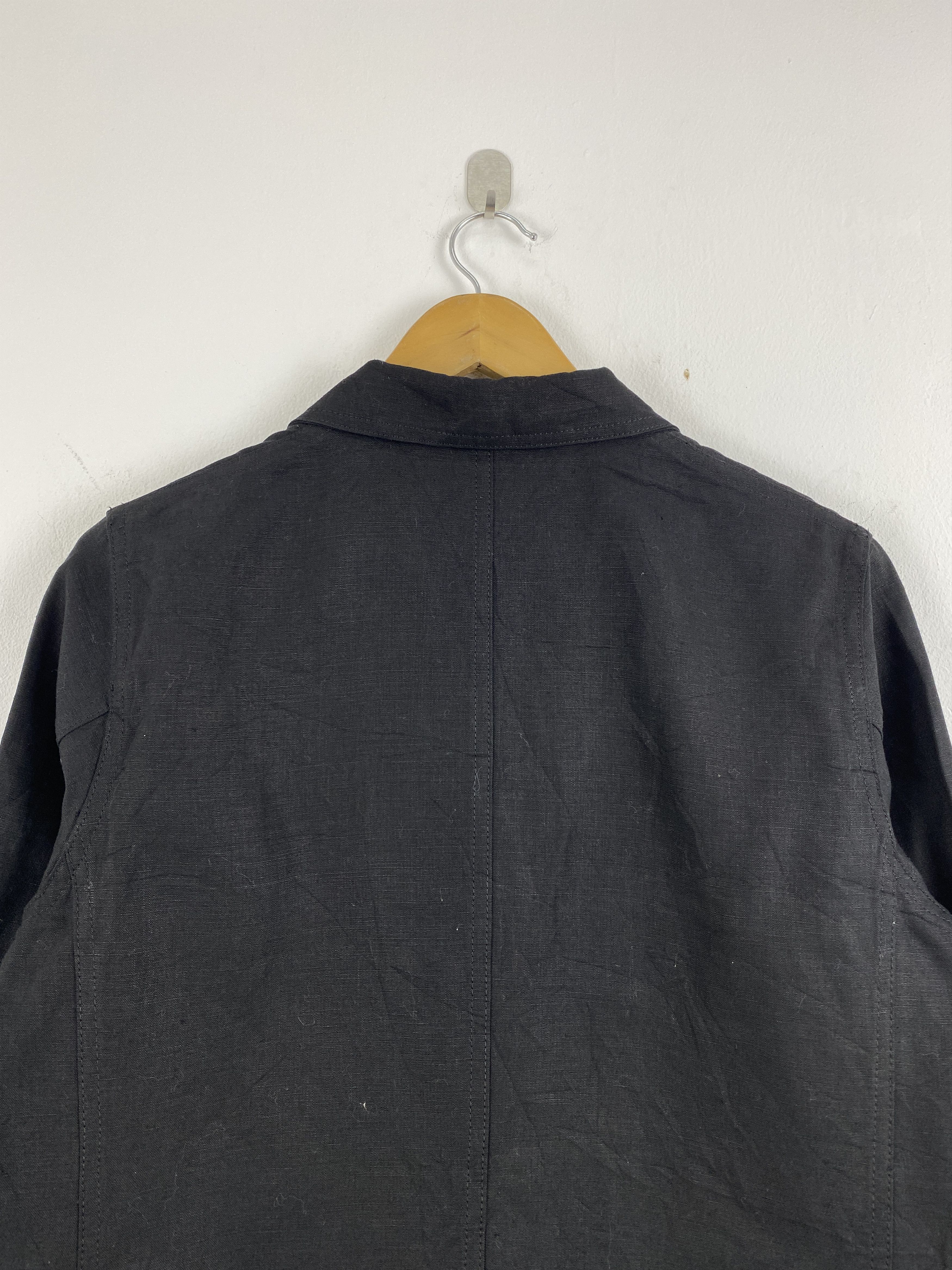 Japanese Brand Vintage Japanese Brand Button Ups Long Jacket Black JA0119 Size US M / EU 48-50 / 2 - 4 Thumbnail