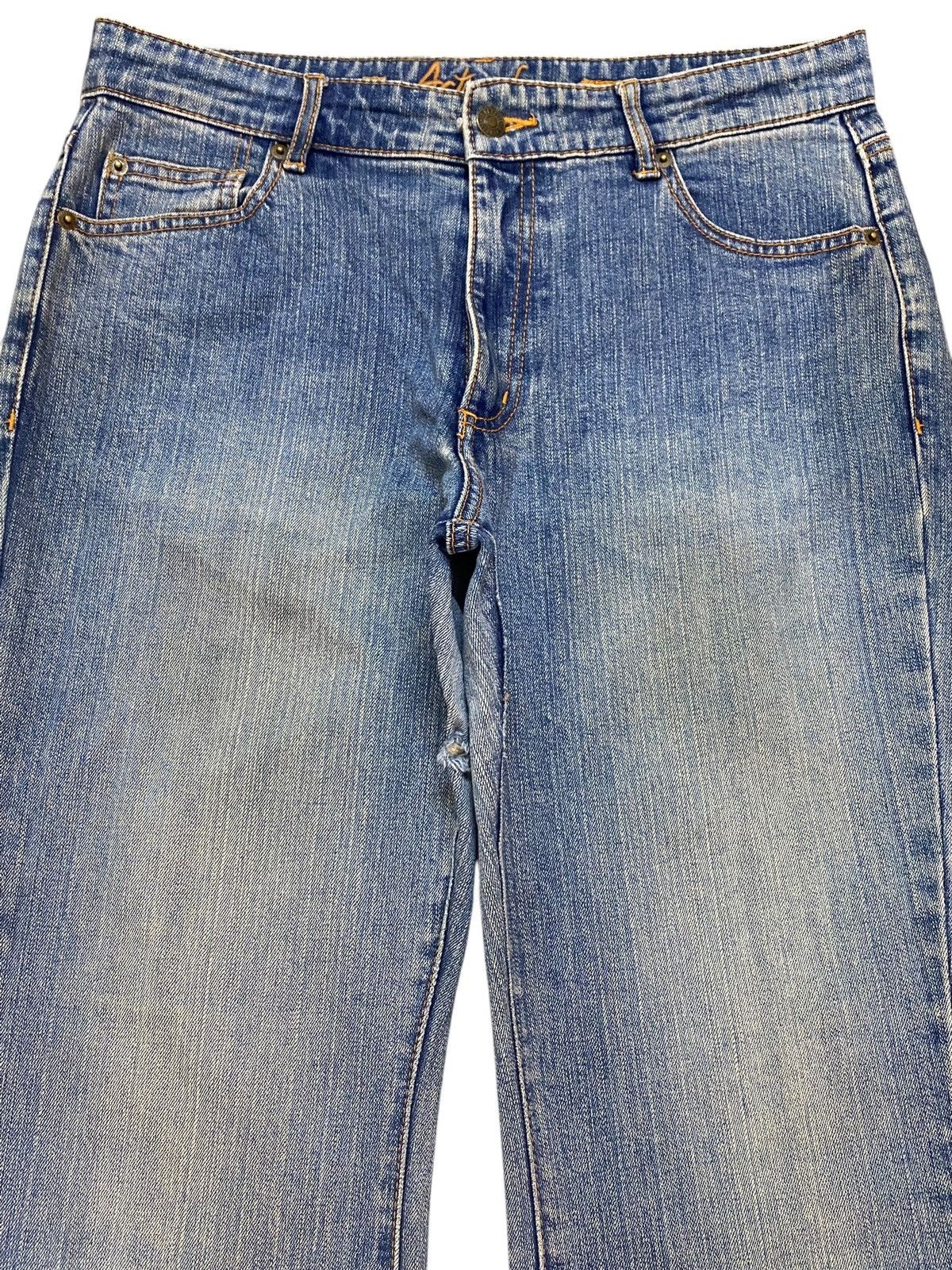 Japanese Brand Vintage Japanese Brands Blue Wash Flare Jeans Size US 32 / EU 48 - 3 Thumbnail