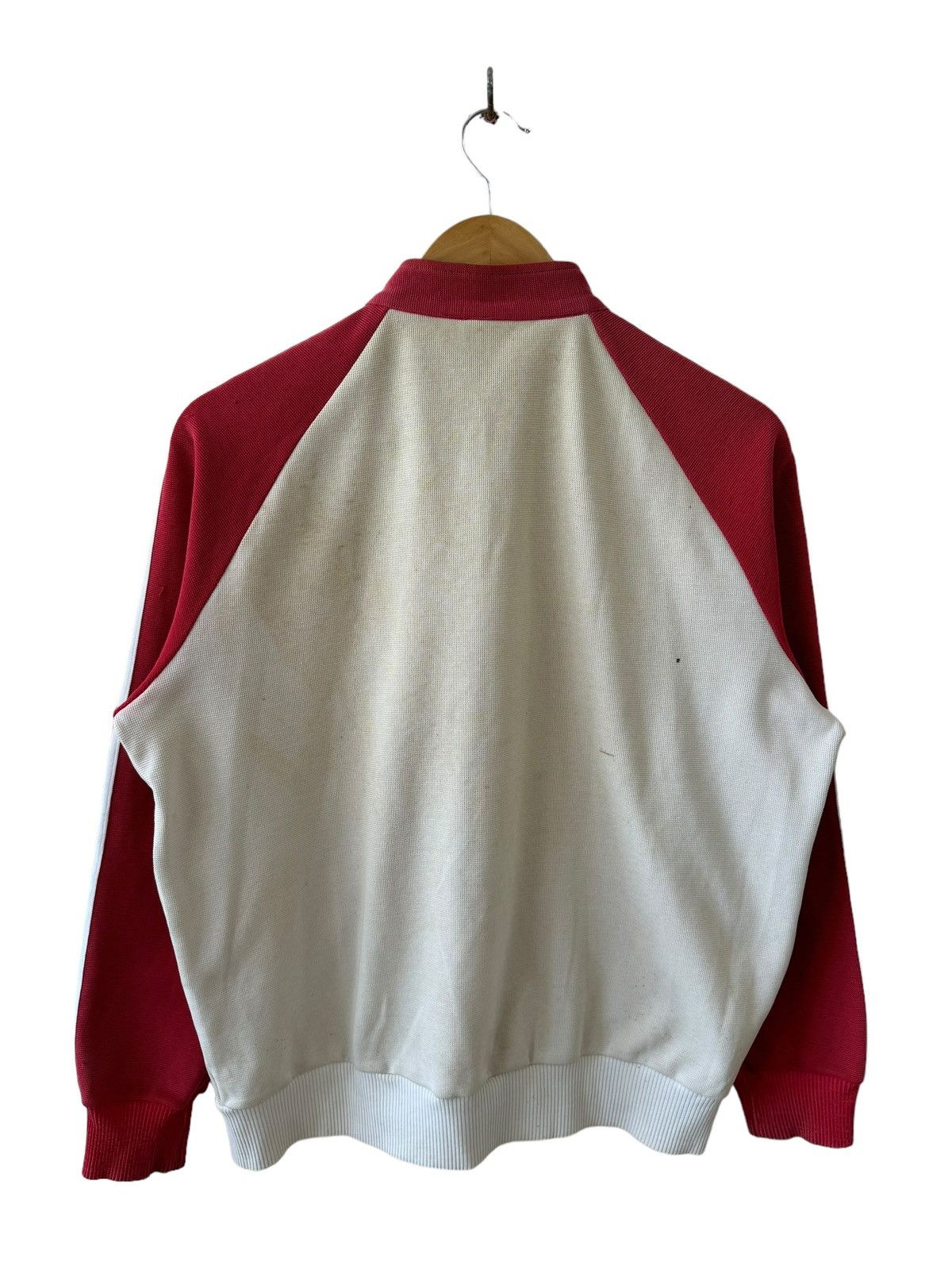 Adidas Vintage 80s adidas Red/White Tracktop Size US L / EU 52-54 / 3 - 11 Thumbnail