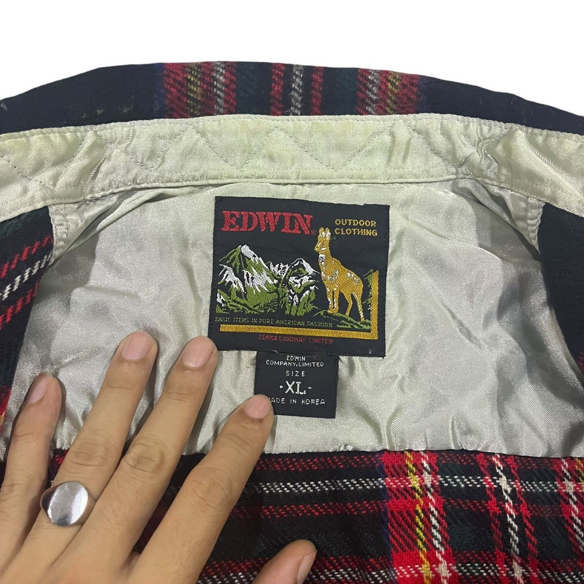 Edwin VINTAGE PLAID EDWIN FLANNEL SHIRT Size US XL / EU 56 / 4 - 6 Thumbnail