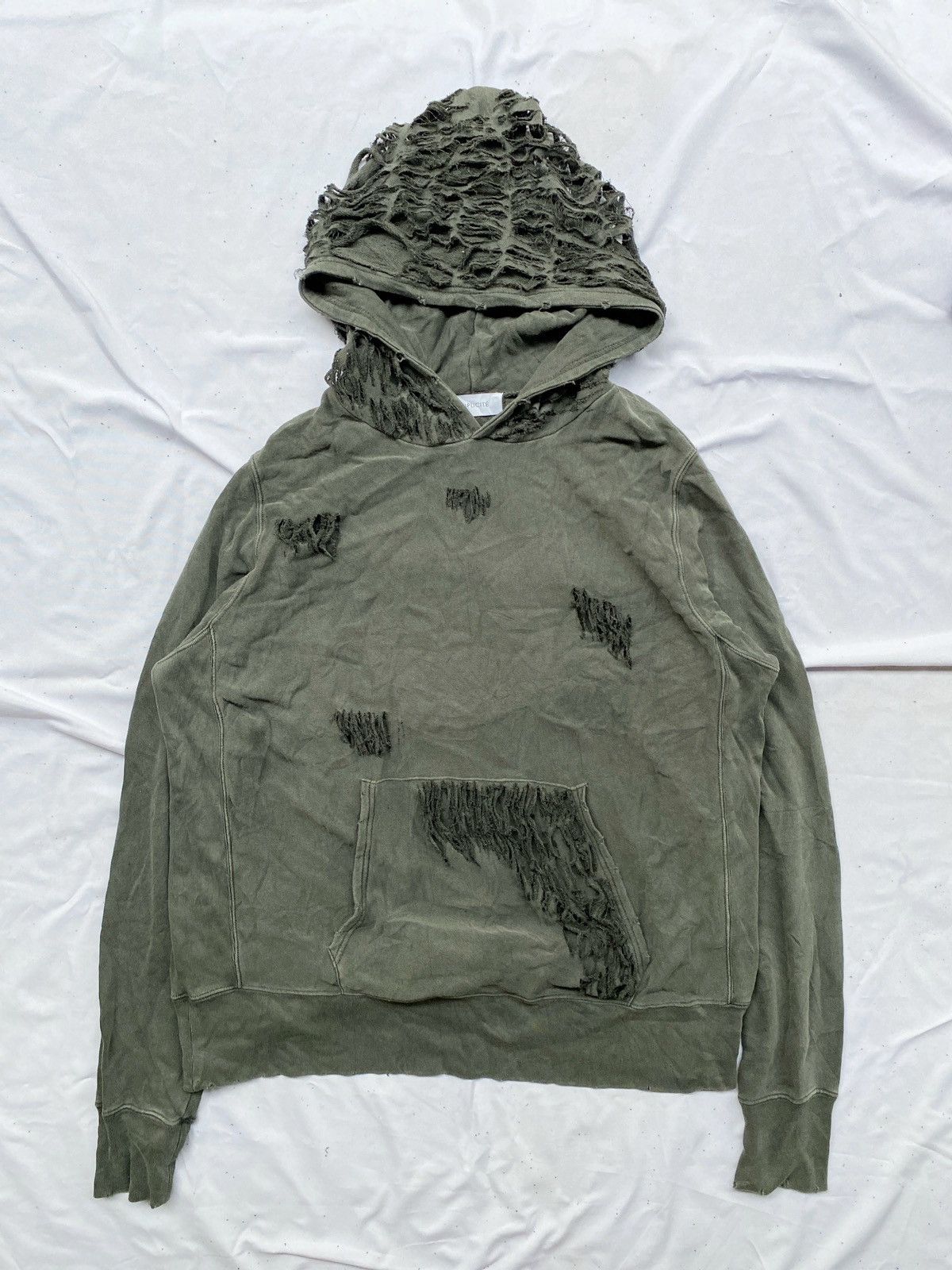 Hysteric Glamour × If Six Was Nine × Le Grande Bleu (L.G.B.) SIMPLICITE DISTRESSED GRUNGE PUNK SEDITIONARIES HOODIE Size US L / EU 52-54 / 3 - 1 Thumbnail
