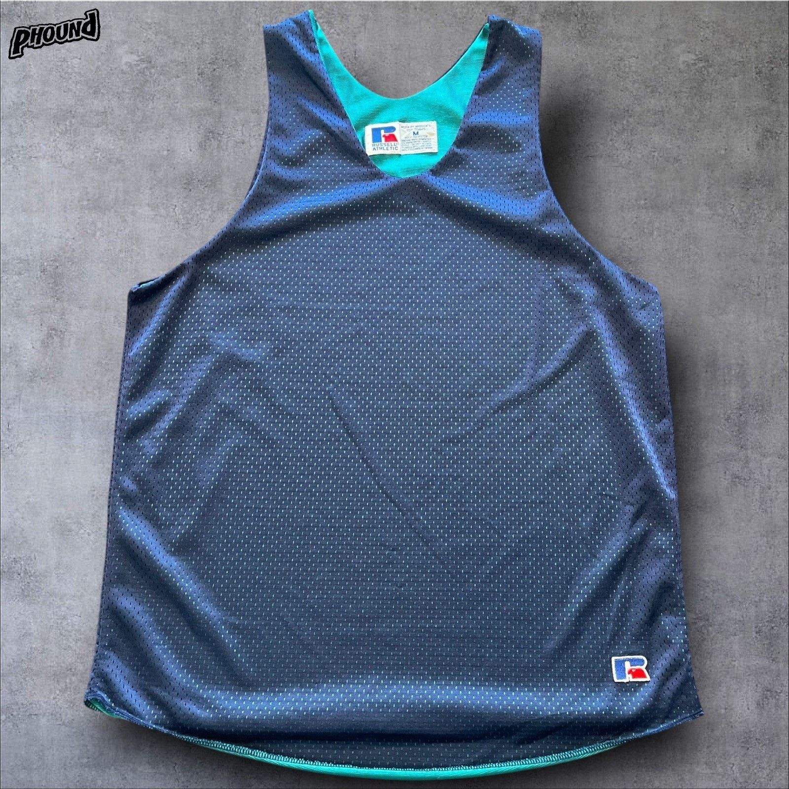Russell Athletic Vtg Russell Athletic Basketball Jersey M Reversible USA Size US M / EU 48-50 / 2 - 2 Thumbnail