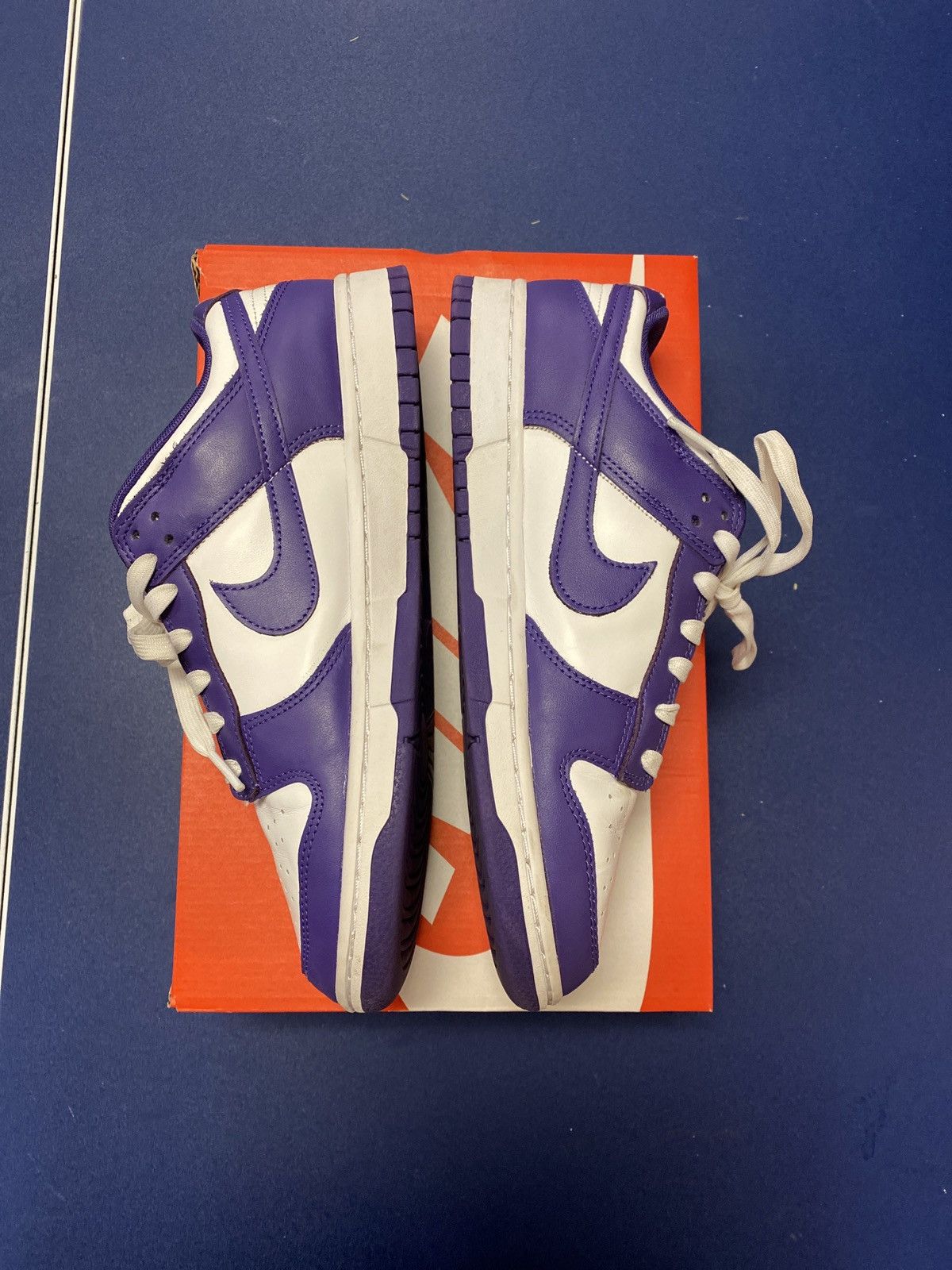 Nike Nike Dunk Low Championship Court Purple Size US 9 / EU 42 - 4 Thumbnail