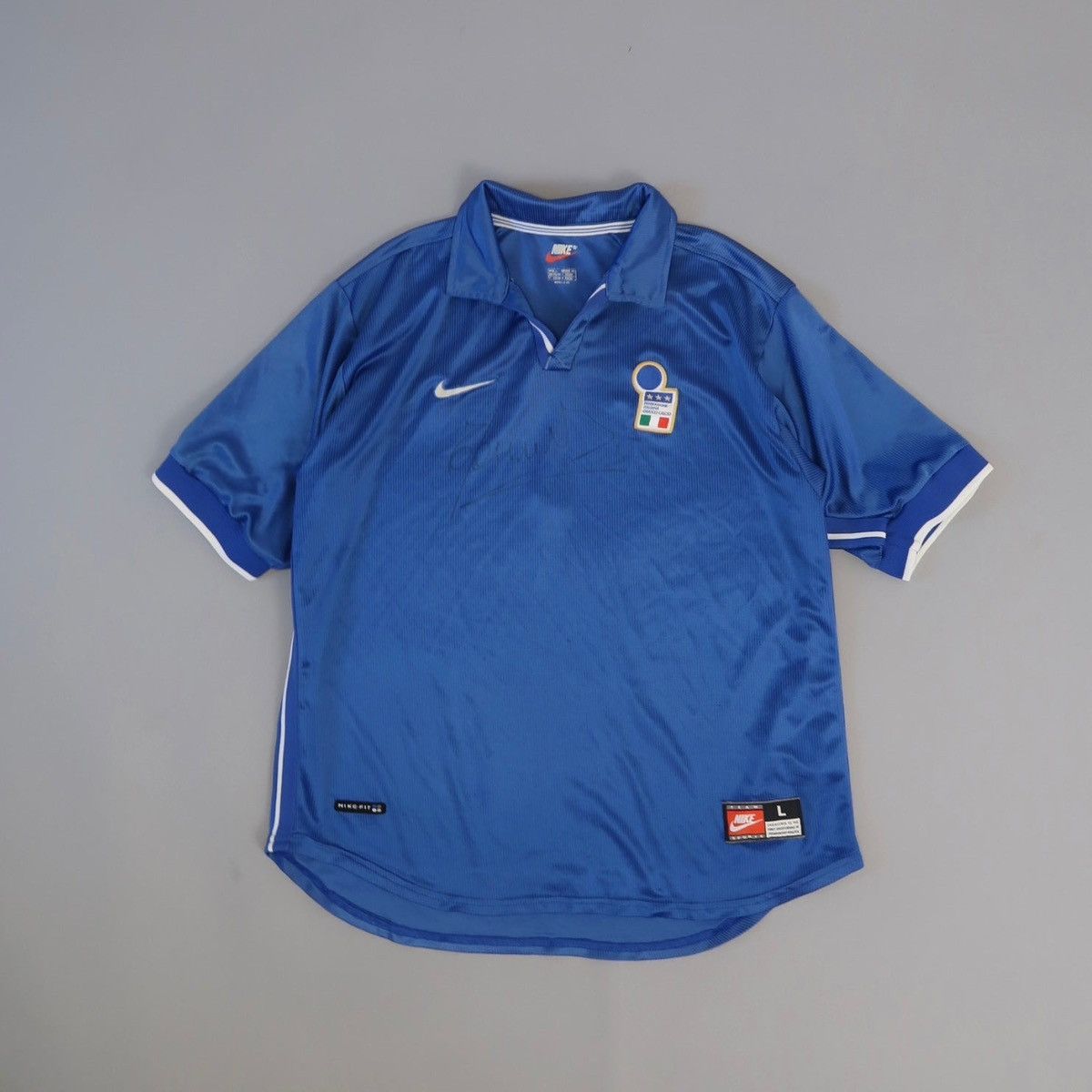 Nike Canavaro signature Italy Vintage 97/98 jersey Size US L / EU 52-54 / 3 - 2 Thumbnail