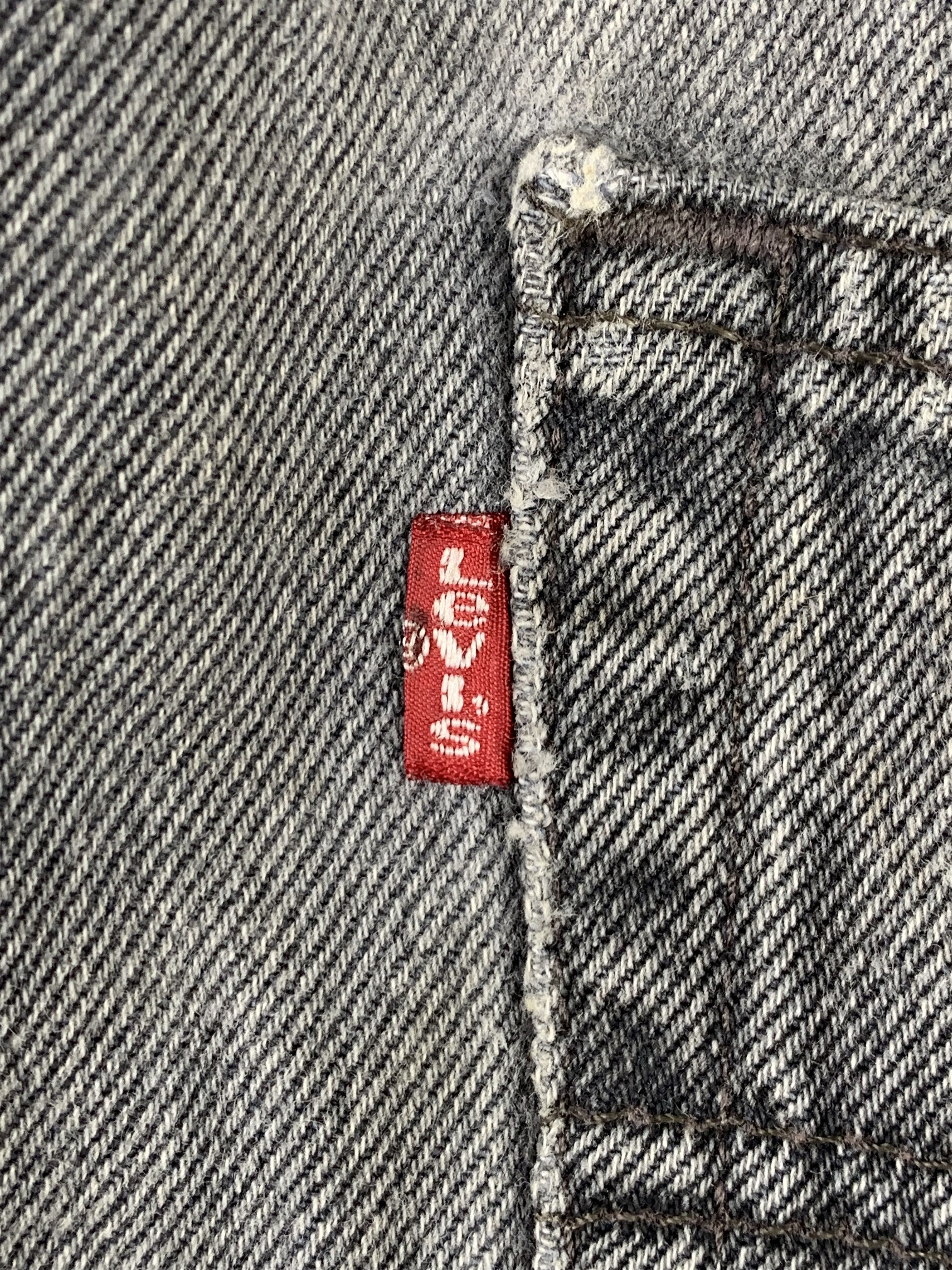 Levi's Vintage Levis 501 Faded Black Jeans DP1961 Size US 32 / EU 48 - 6 Thumbnail