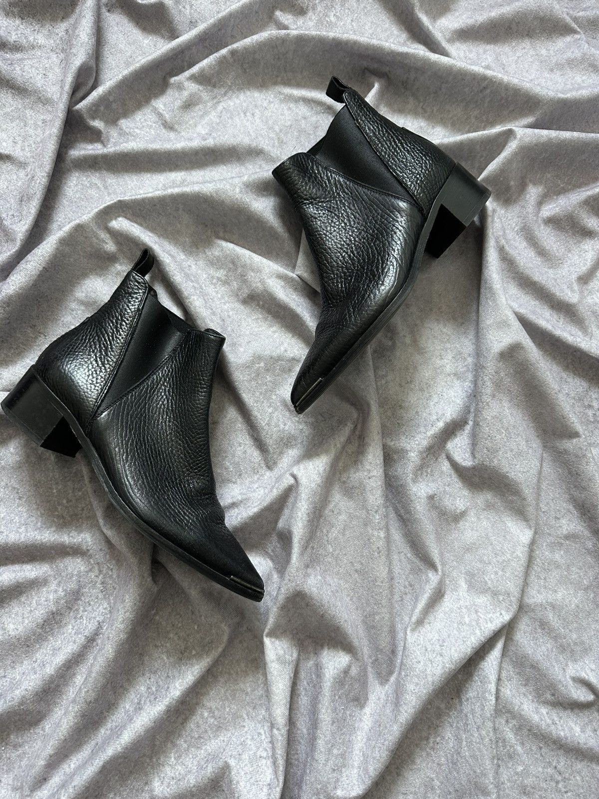 Acne Studios Acne Studios Jensen Ankle Boots In Leather Women Black Size US 6 / IT 36 - 3 Thumbnail