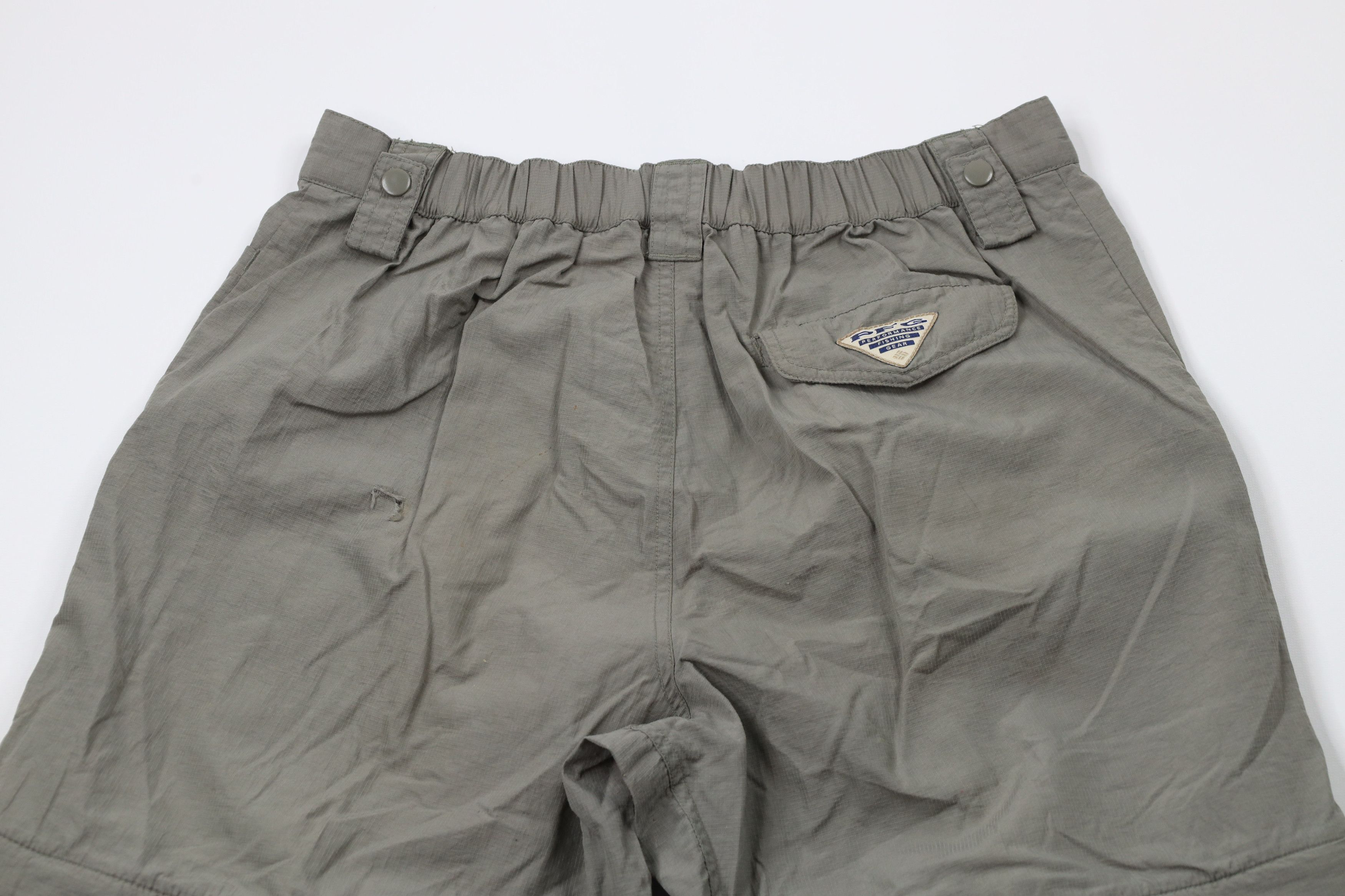 Columbia × Vintage Vintage 90s Columbia Wide Leg Convertible Cargo Pants Shorts Size 32" / US 10 / IT 46 - 9 Thumbnail