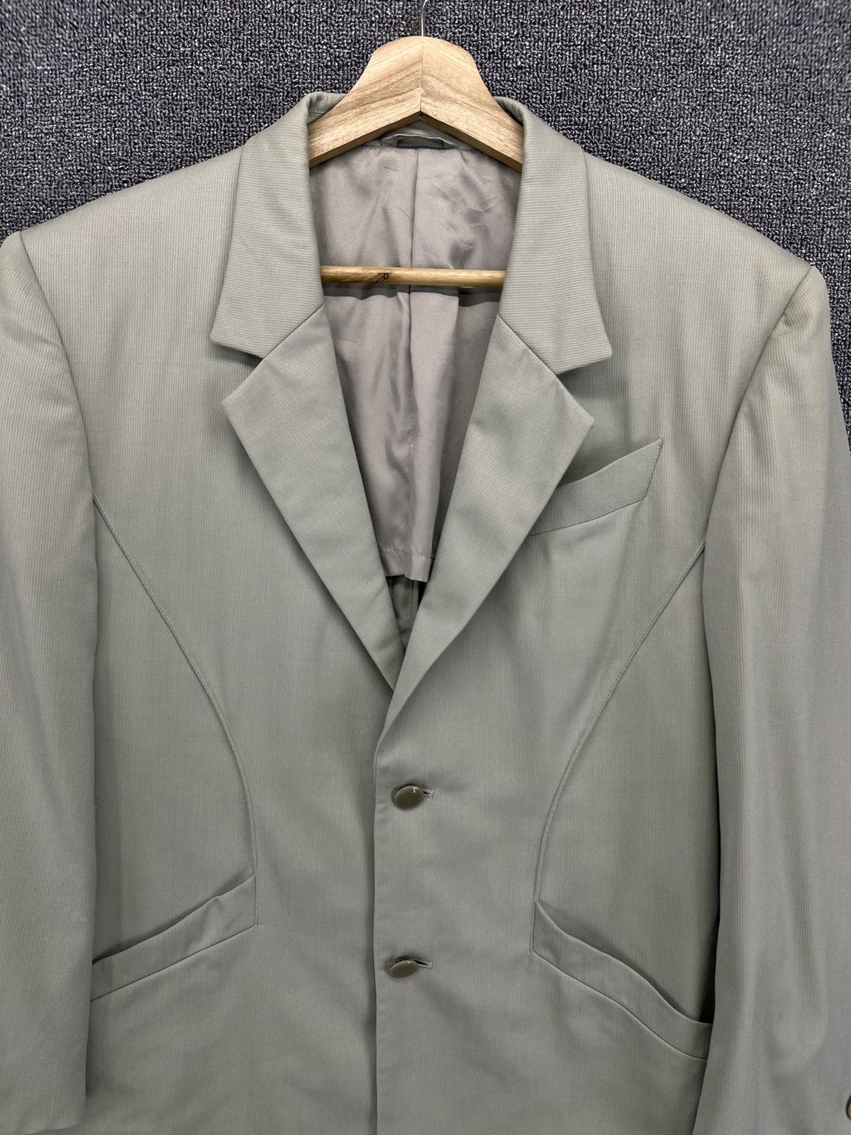 Thierry Mugler Vintage Thierry Mugler Luxury Wool Blazer Coat Jacket Size US M / EU 48-50 / 2 - 5 Thumbnail