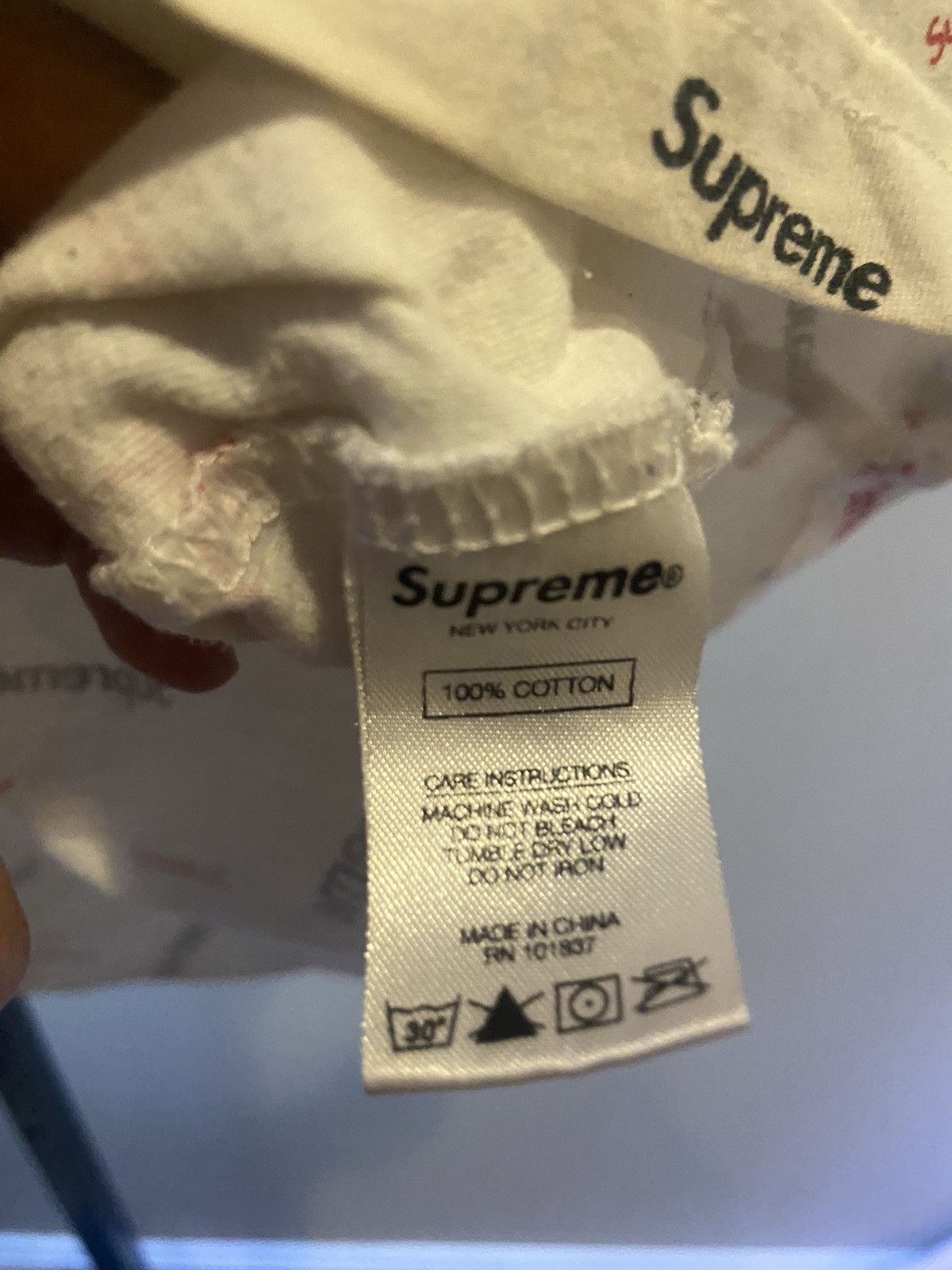 Supreme Supreme FW18 Scatter Ringer Tee Size US L / EU 52-54 / 3 - 3 Thumbnail